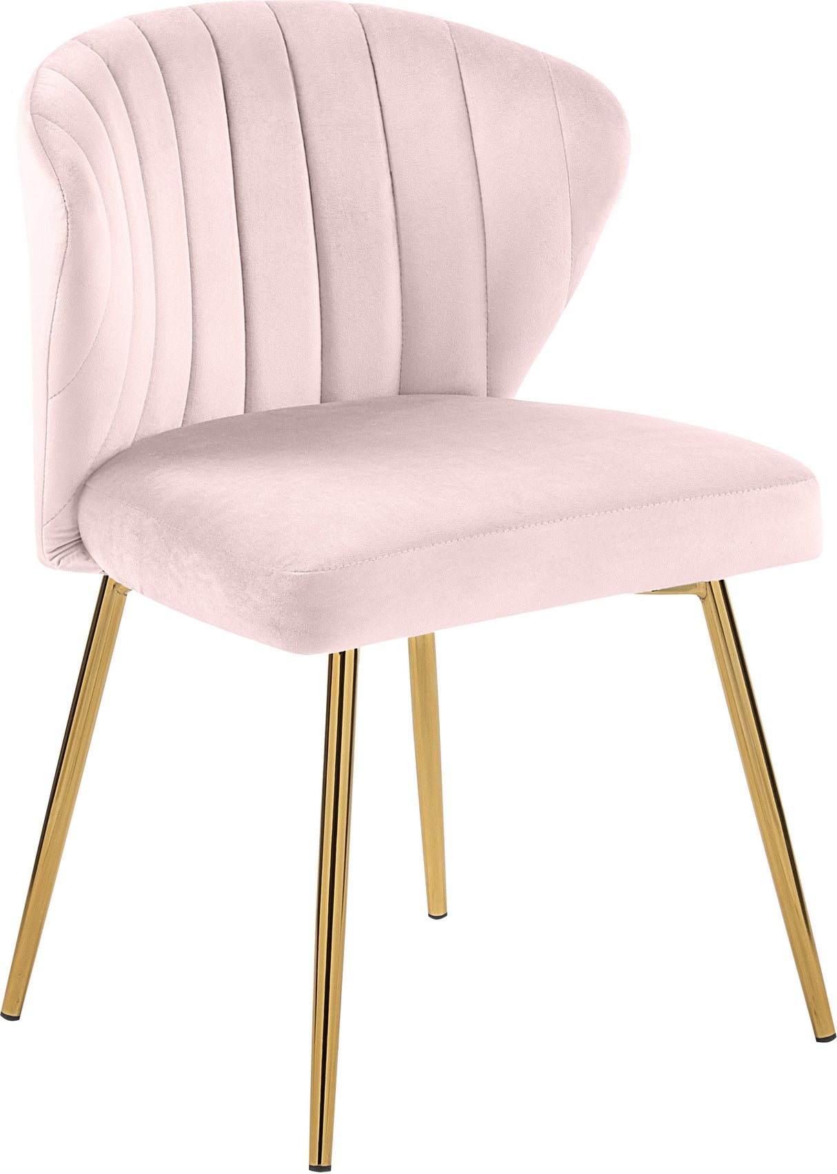 Finley Pink Velvet Dining Chair - galleria furniture outlet