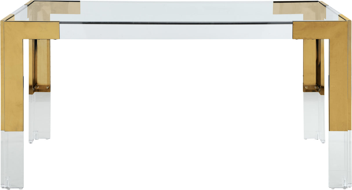 Casper Rich Gold Dining Table - galleria furniture outlet