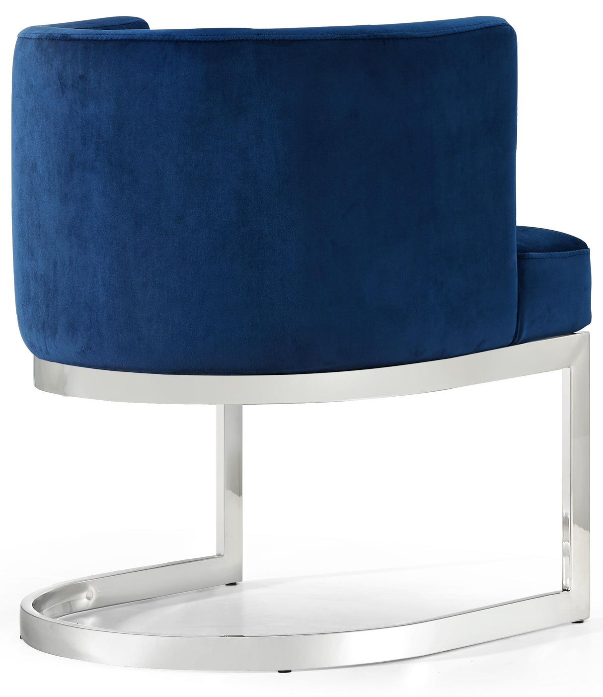 Gianna Navy Velvet Dining Chair - galleria furniture outlet