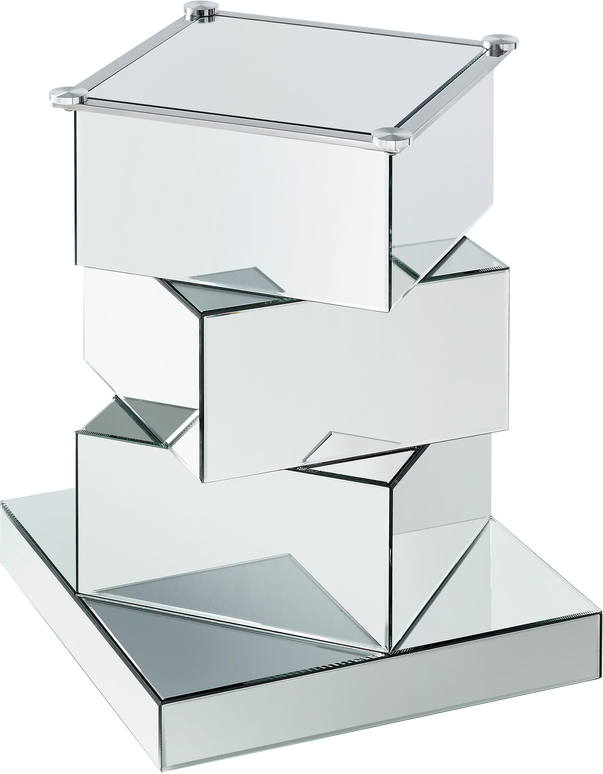 Haven Chrome Dining Table - galleria furniture outlet