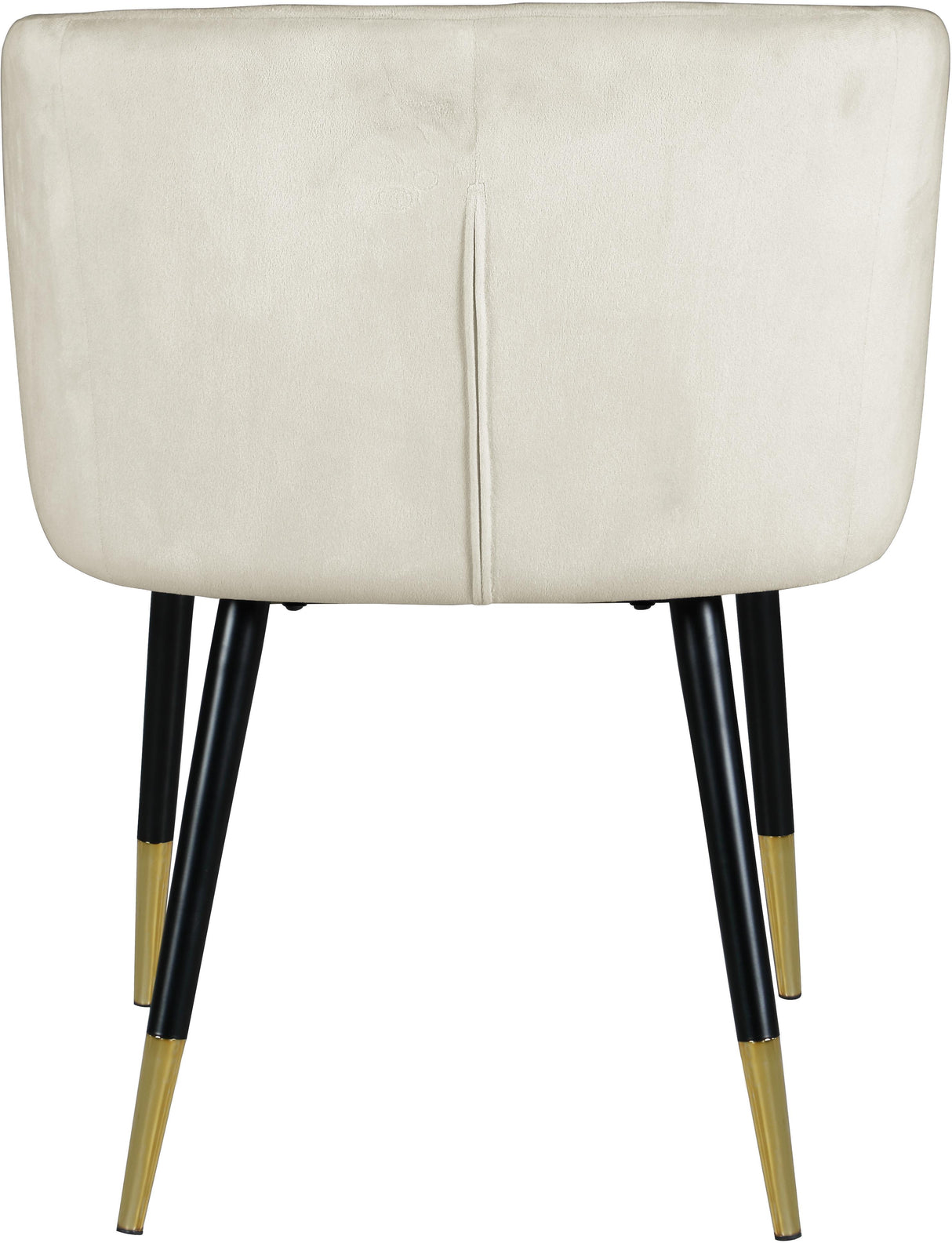 Louise Cream Velvet Dining Chair - galleria furniture outlet