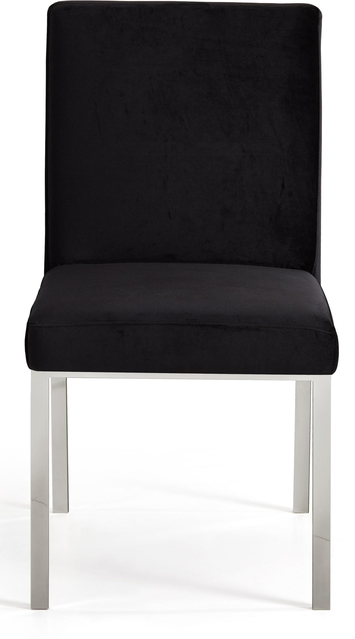 Opal Black Velvet Dining Chair - galleria furniture outlet