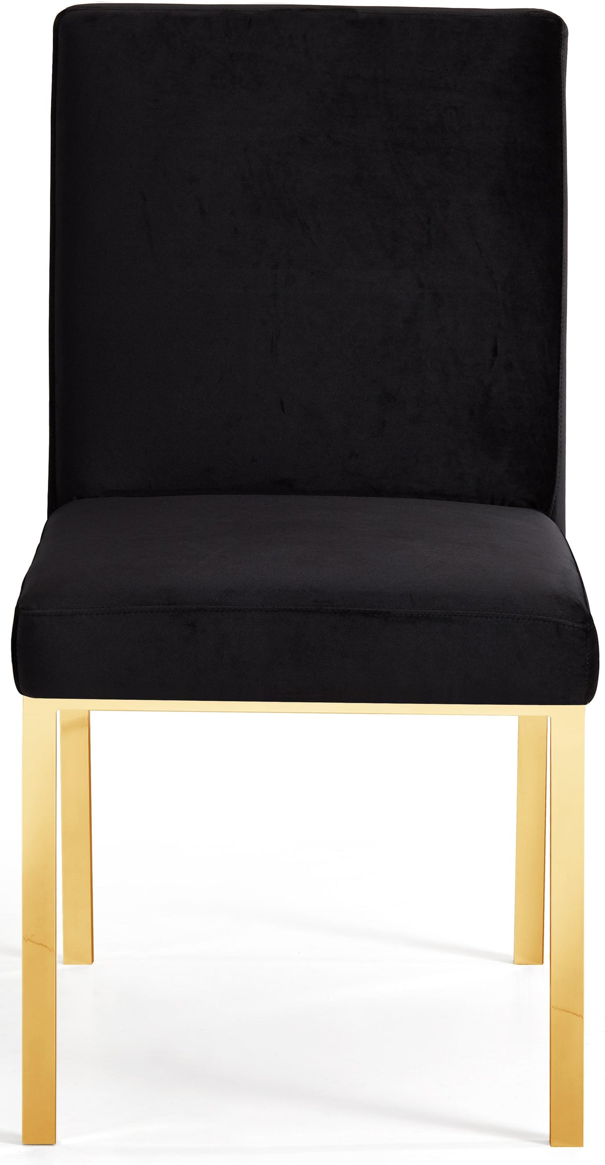 Opal Black Velvet Dining Chair - galleria furniture outlet
