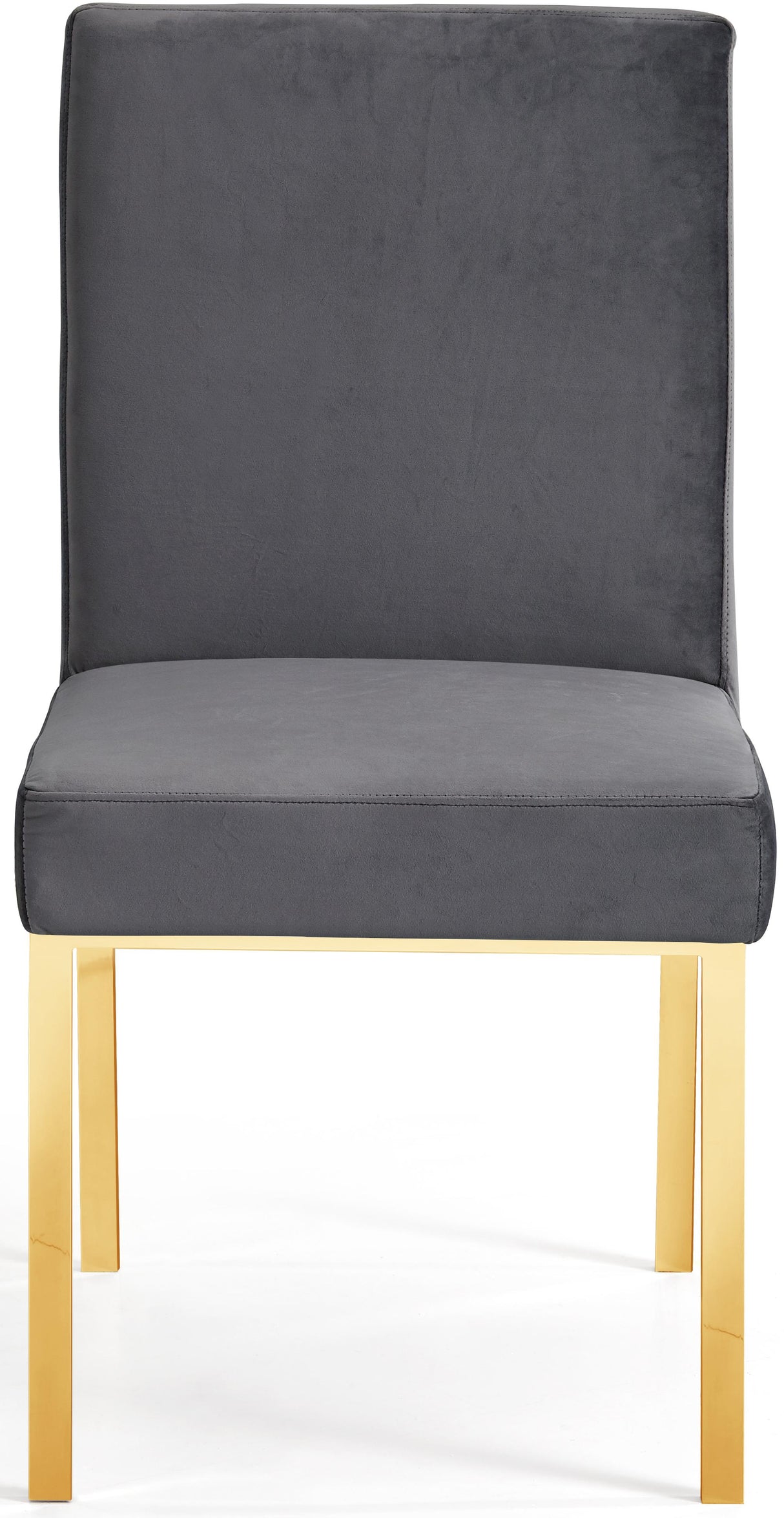 Opal Grey Velvet Dining Chair - galleria furniture outlet