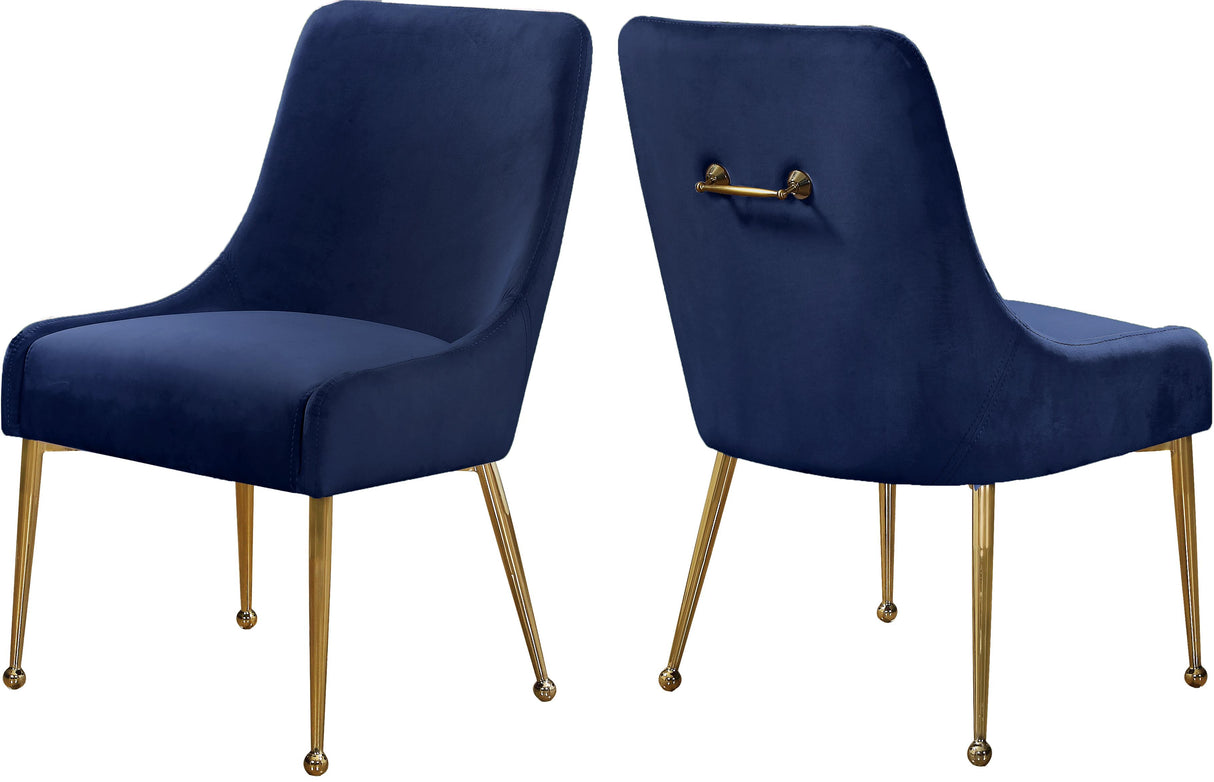Owen Navy Velvet Dining Chair