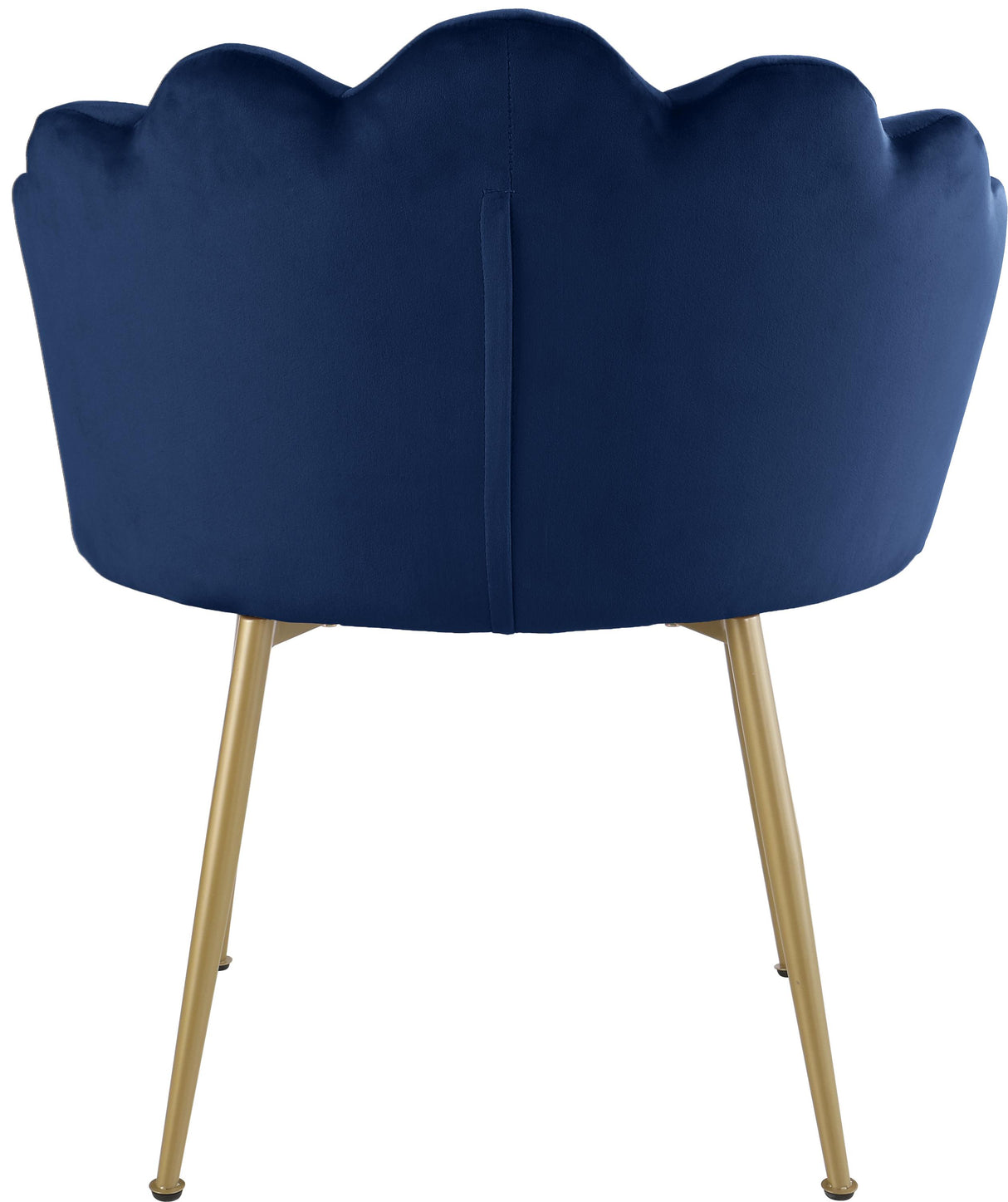 Claire Navy Velvet Dining Chair - galleria furniture outlet