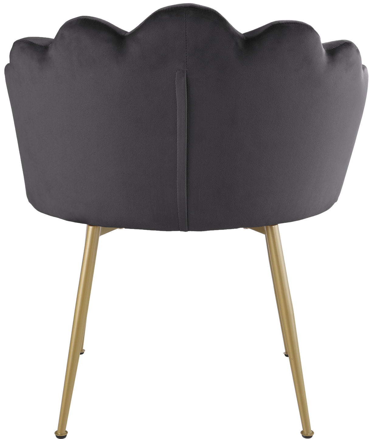 Claire Grey Velvet Dining Chair - galleria furniture outlet