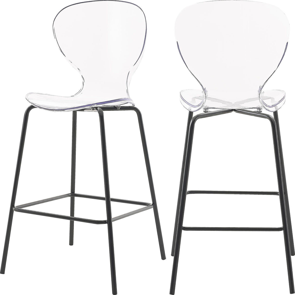 Clarion Matte Black Stool