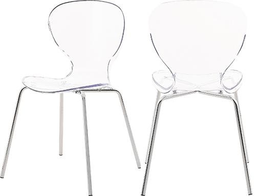 Clarion Chrome Dining Chair
