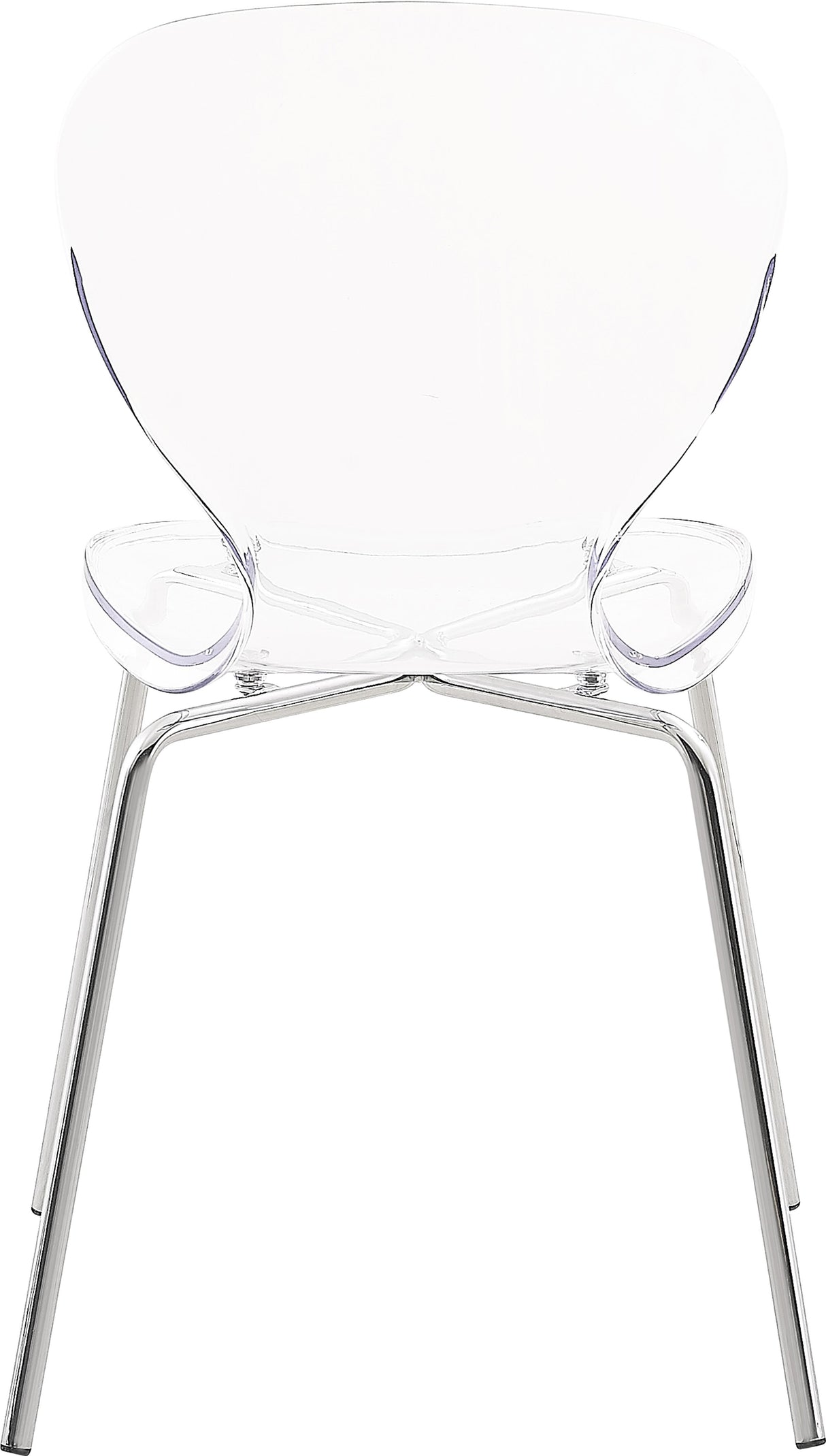 Clarion Chrome Dining Chair - galleria furniture outlet