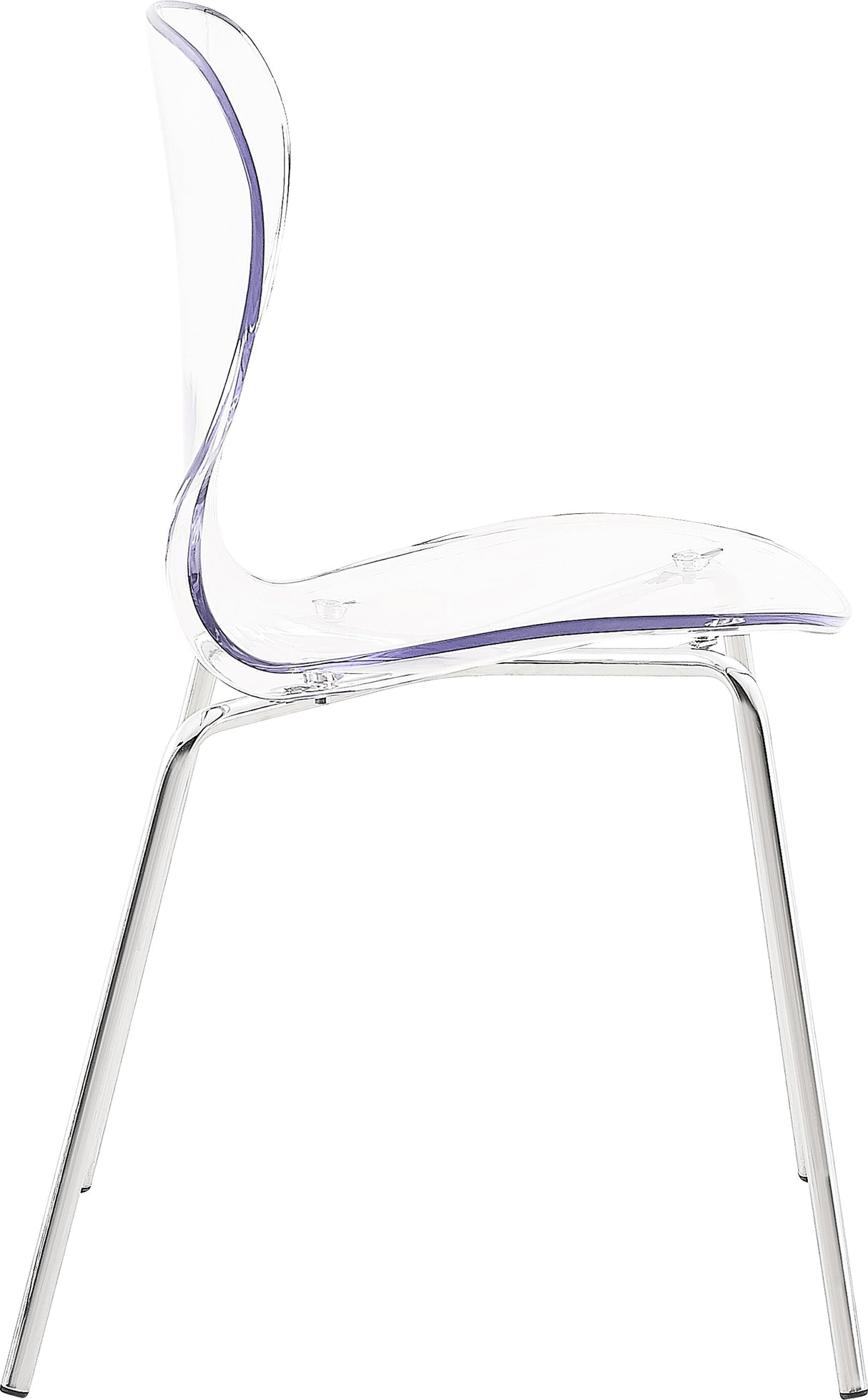 Clarion Chrome Dining Chair - galleria furniture outlet