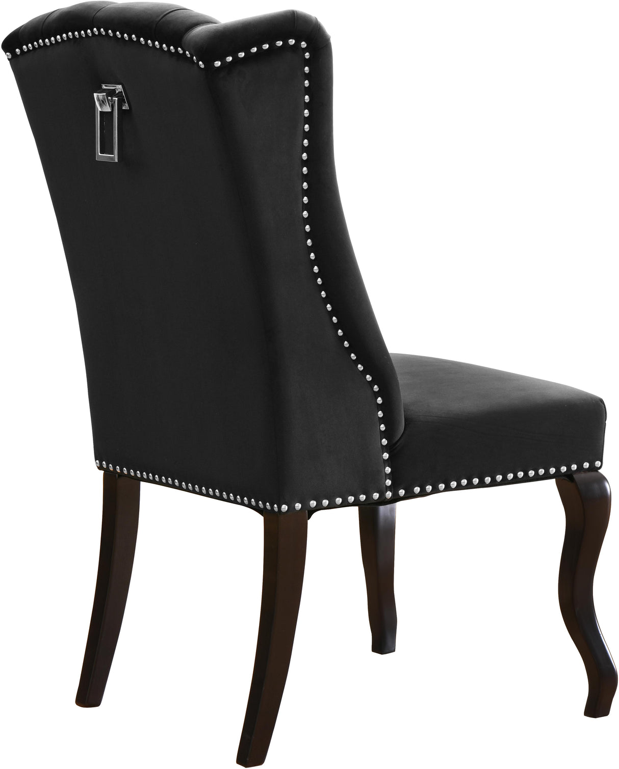 Suri Black Velvet Dining Chair - galleria furniture outlet