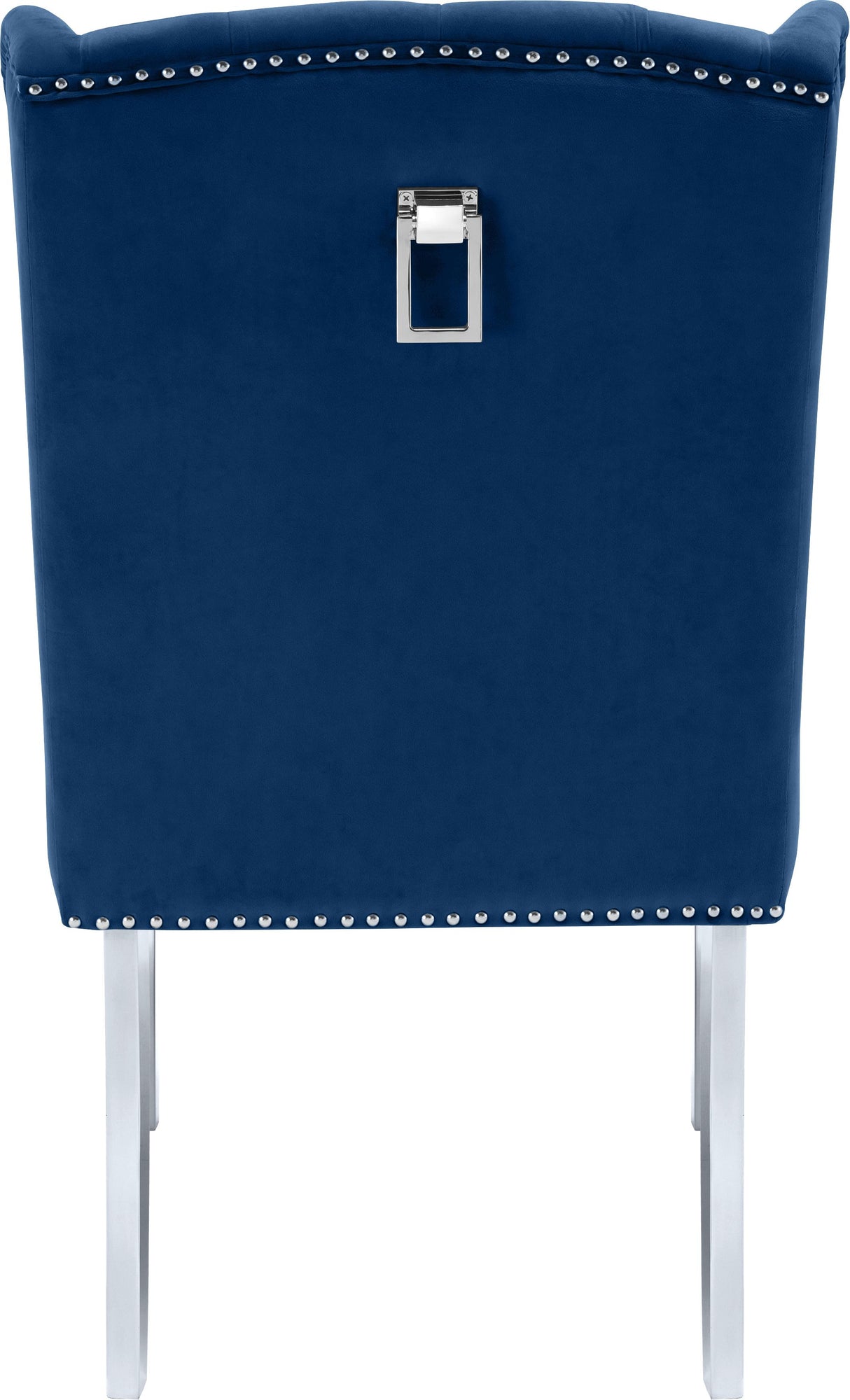 Suri Navy Velvet Dining Chair - galleria furniture outlet