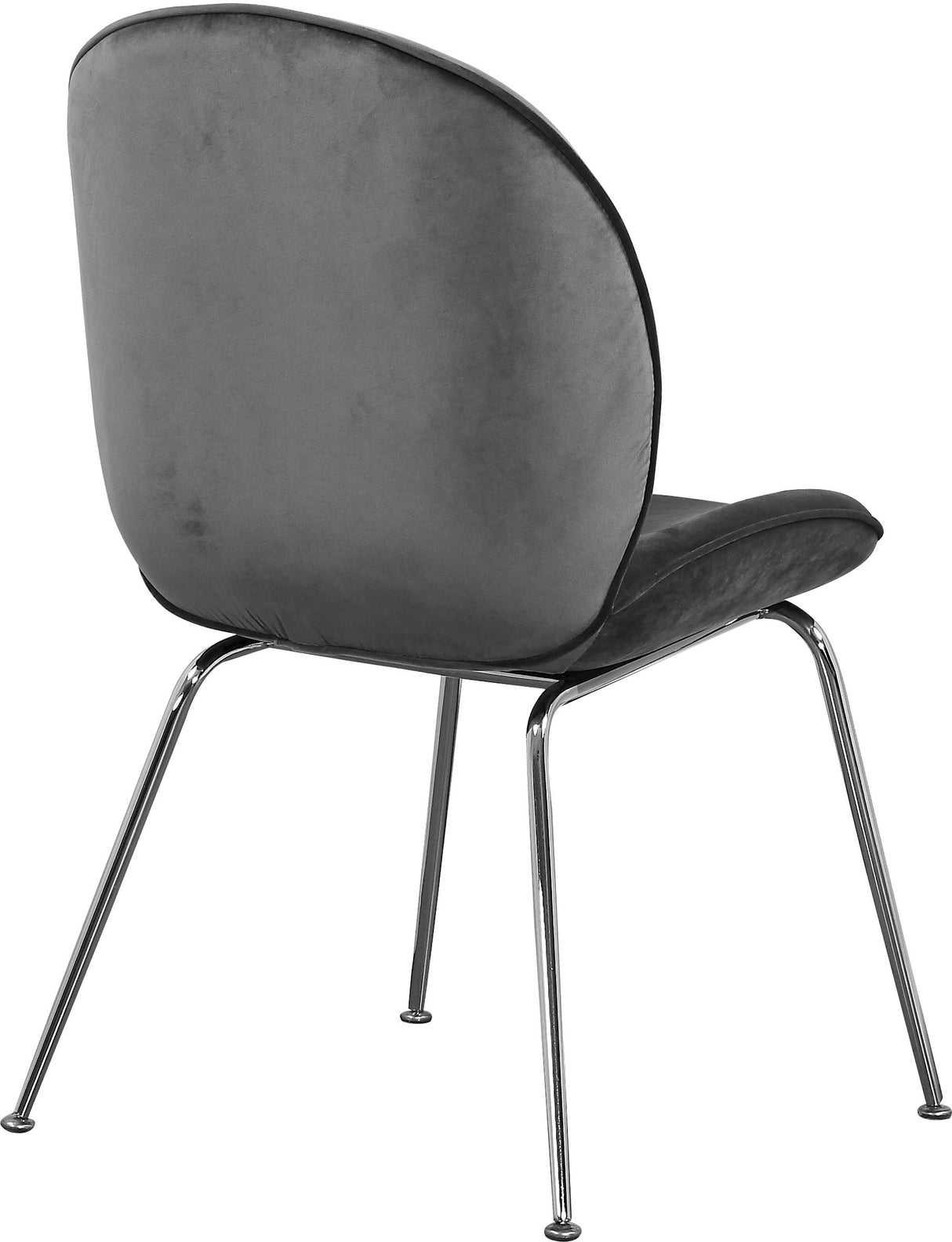 Paris Grey Velvet Dining Chair - galleria furniture outlet