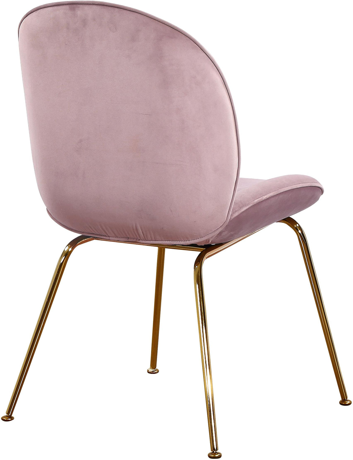 Paris Pink Velvet Dining Chair - galleria furniture outlet