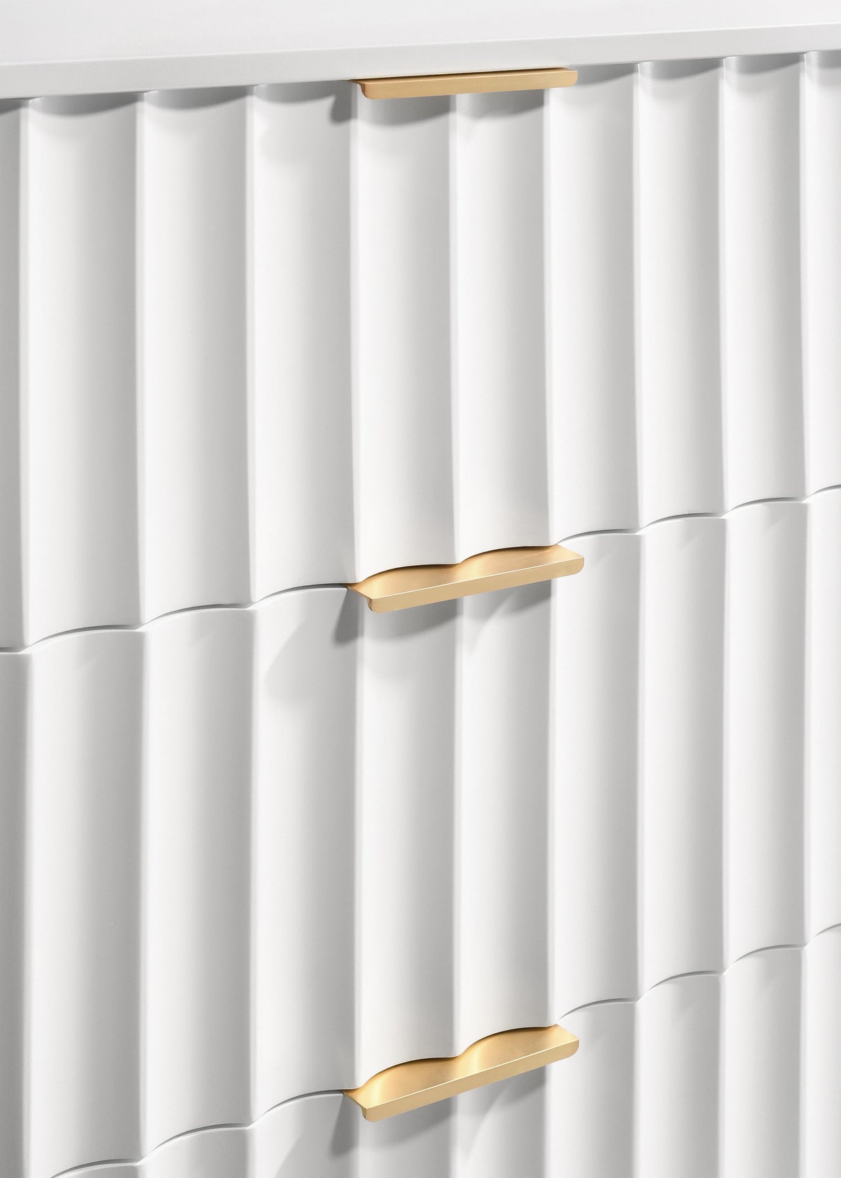 Modernist White Gloss Chest