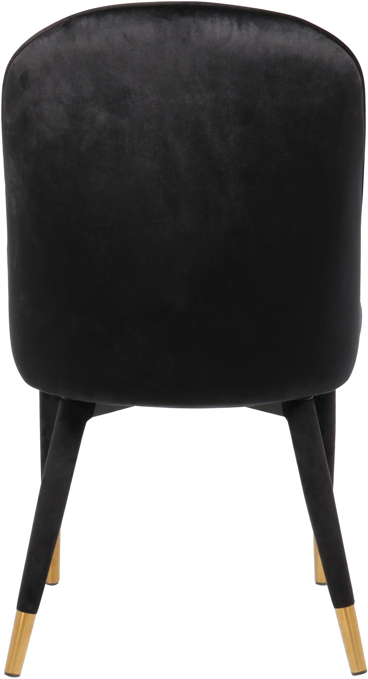 Belle Black Velvet Dining Chair - galleria furniture outlet