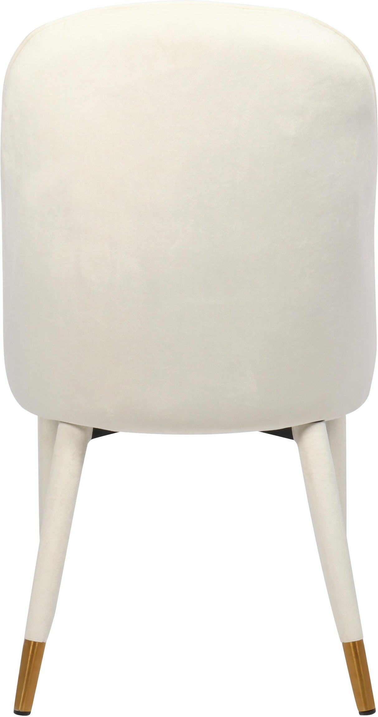 Belle Cream Velvet Dining Chair - galleria furniture outlet