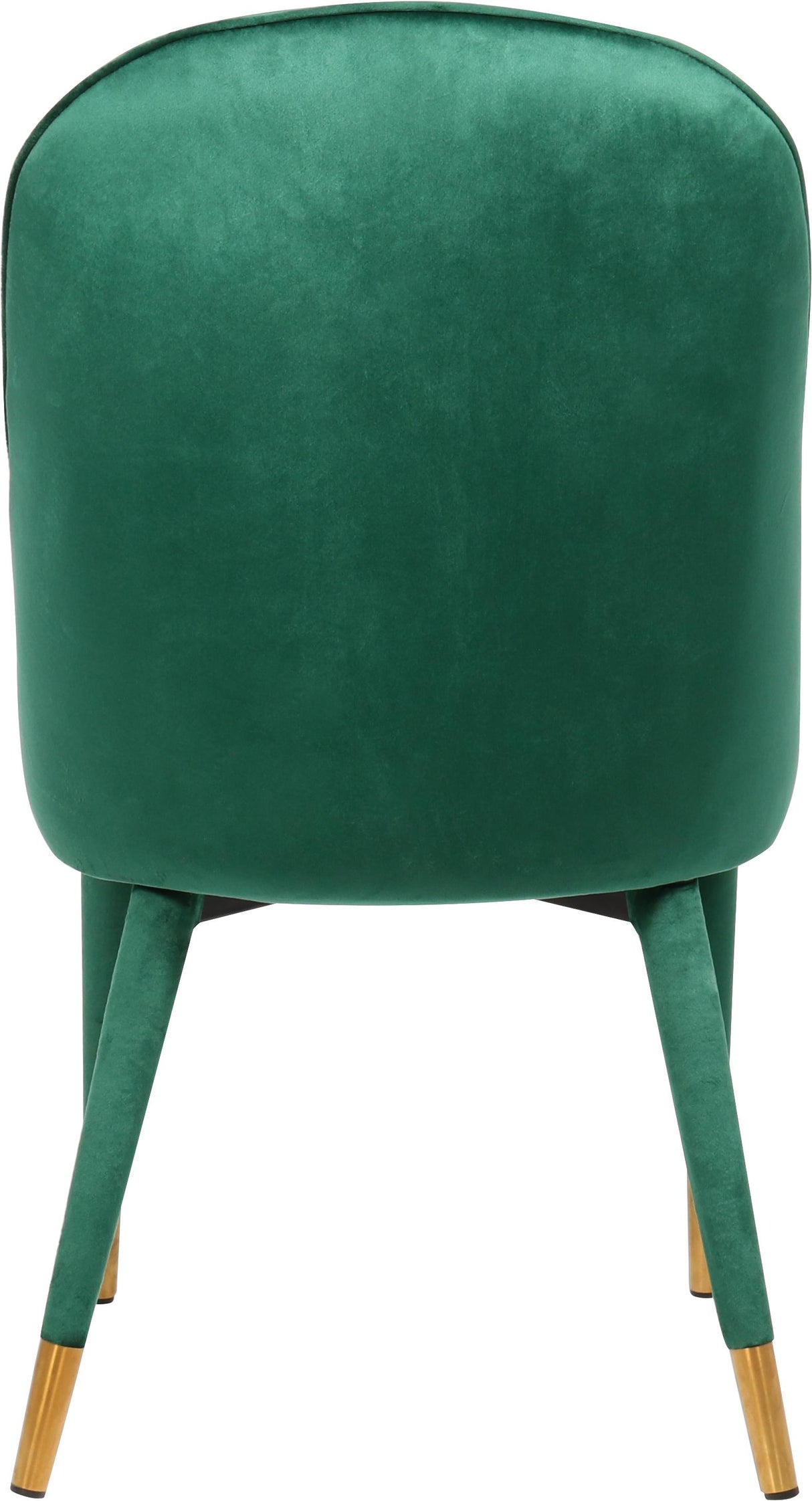 Belle Green Velvet Dining Chair - galleria furniture outlet
