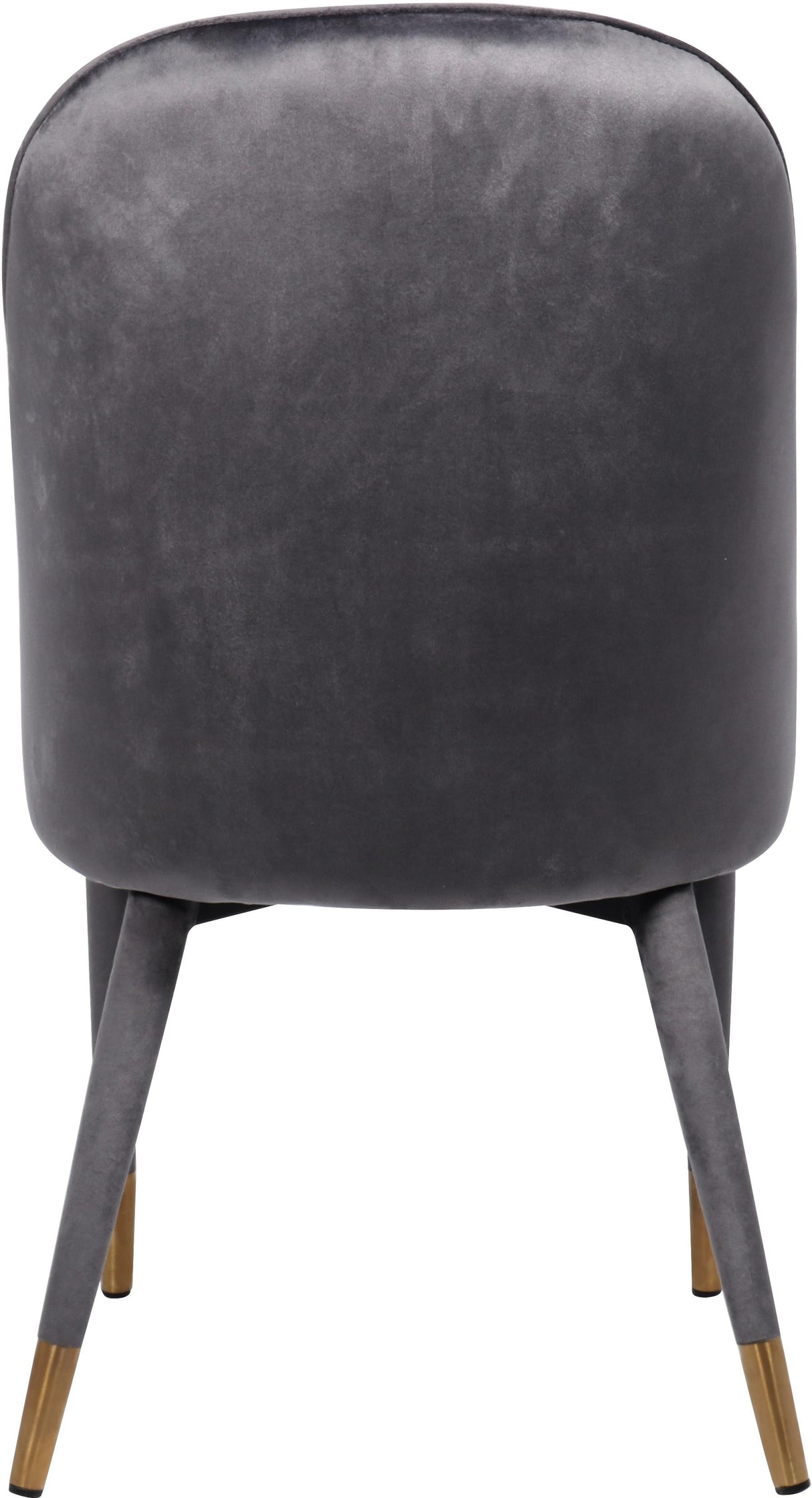 Belle Grey Velvet Dining Chair - galleria furniture outlet