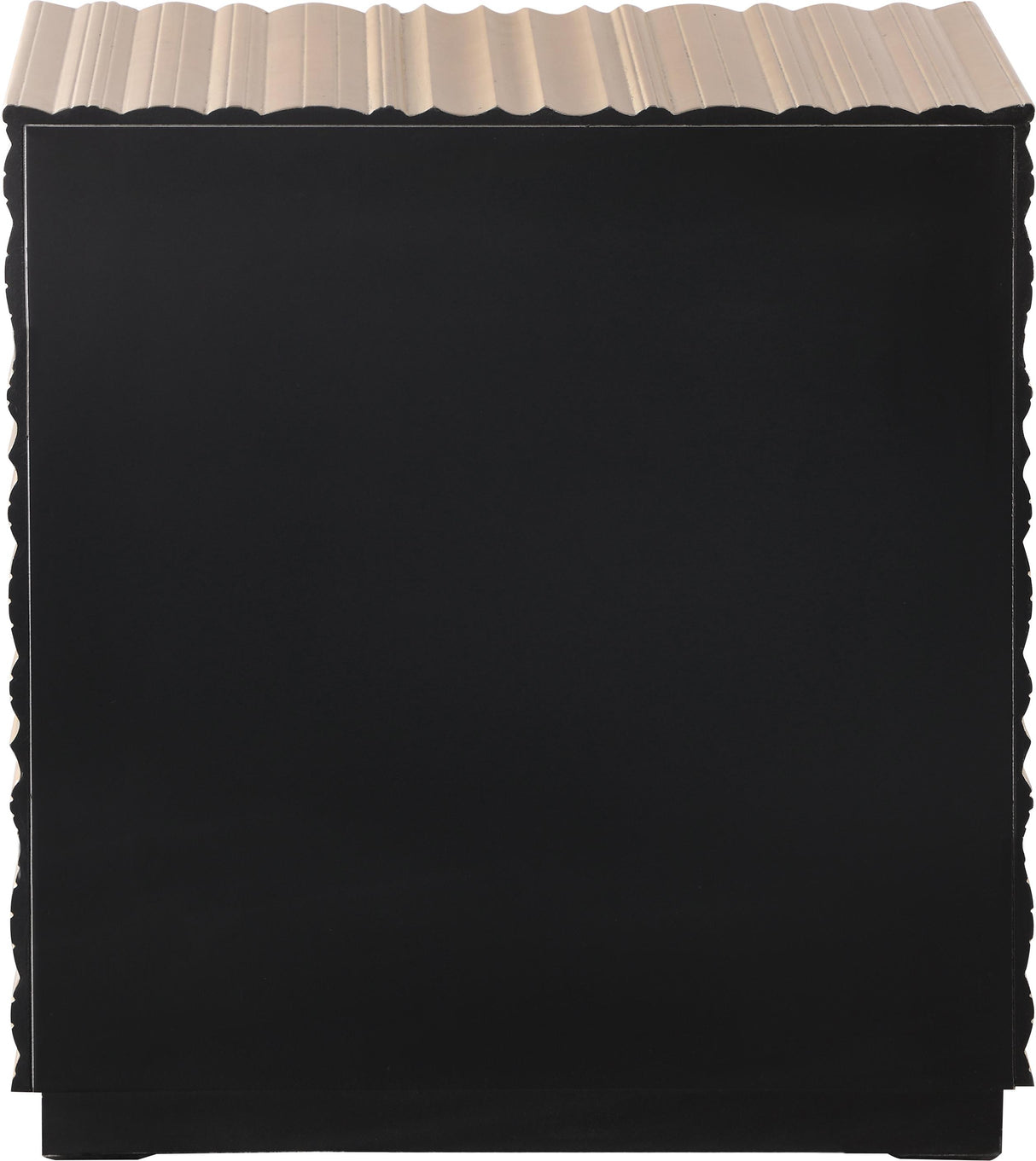 Golda Gold Side Table - galleria furniture outlet