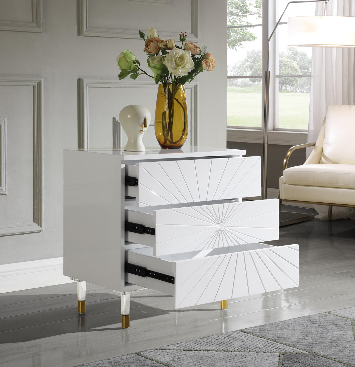 Starburst Side Table - galleria furniture outlet