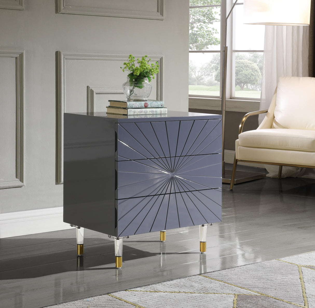Starburst Side Table - galleria furniture outlet