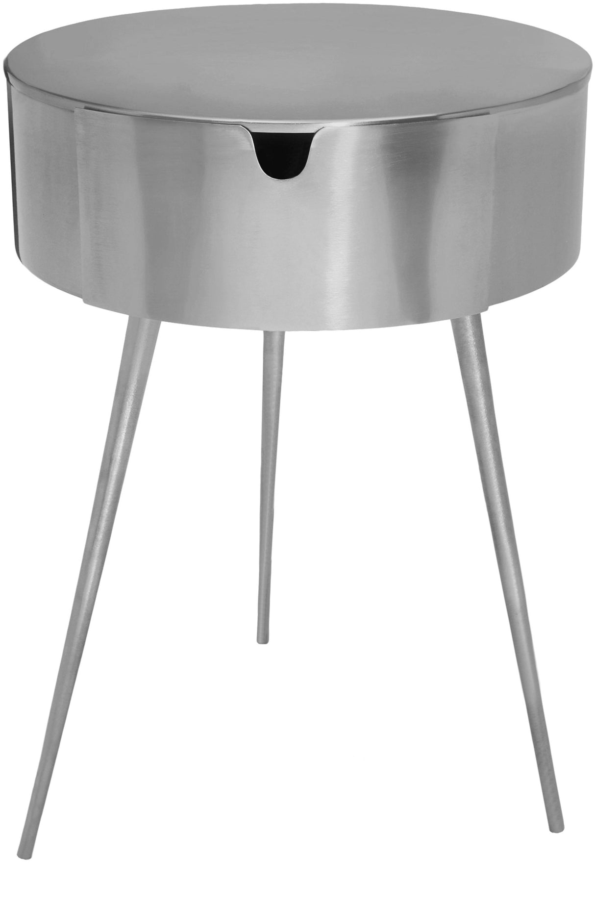 Bali Silver Night Stand - galleria furniture outlet