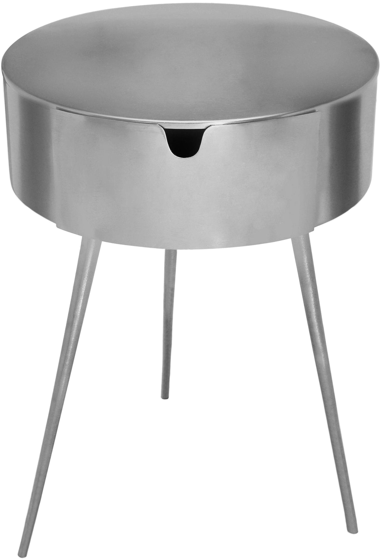 Bali Silver Night Stand - galleria furniture outlet