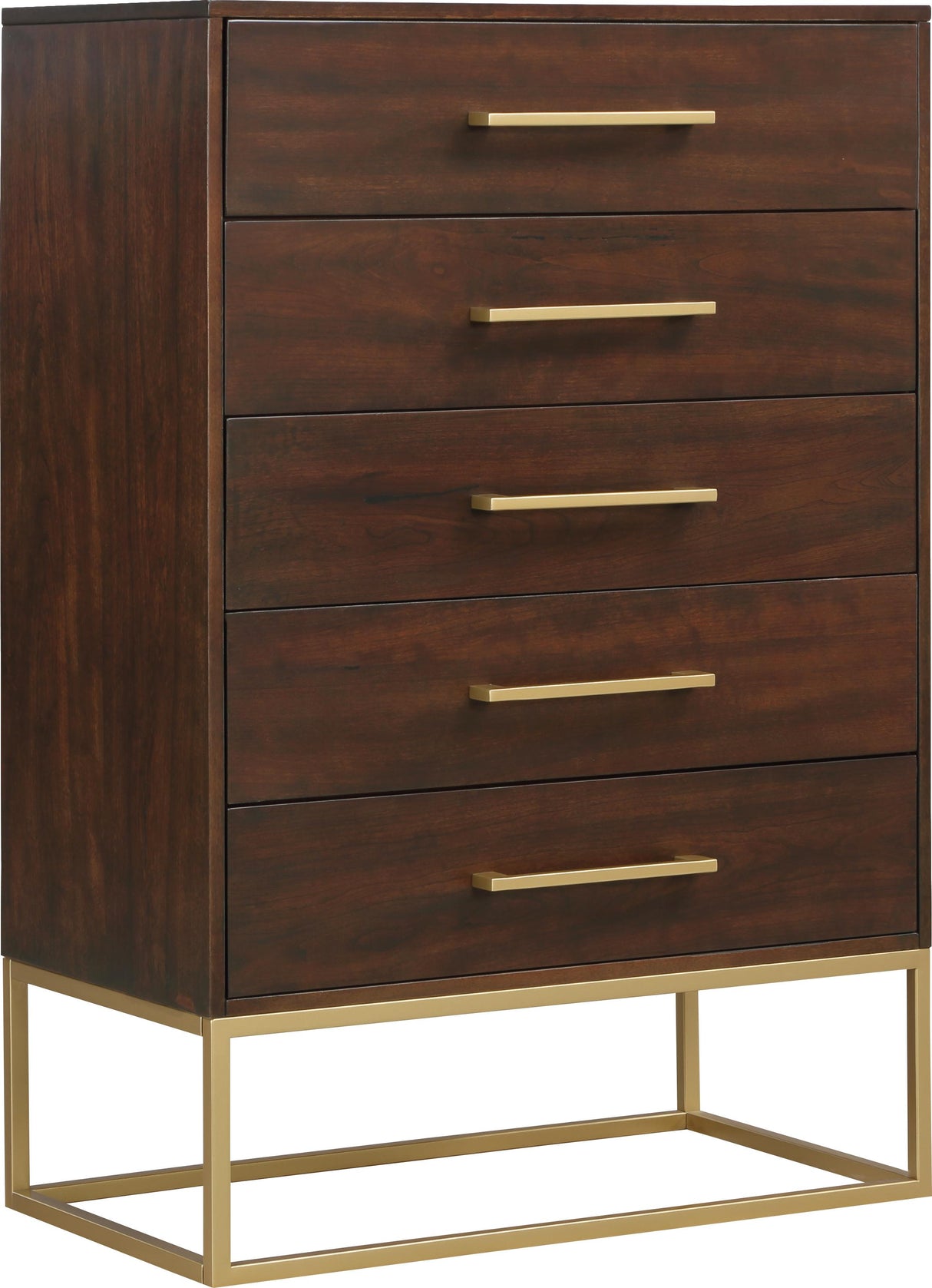 Maxine Cherry / Gold Chest - galleria furniture outlet
