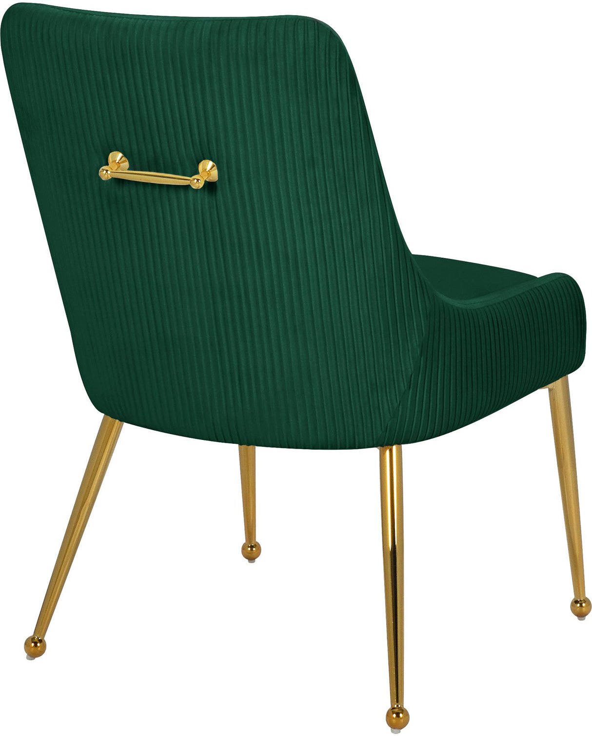 Ace Green Velvet Dining Chair - galleria furniture outlet