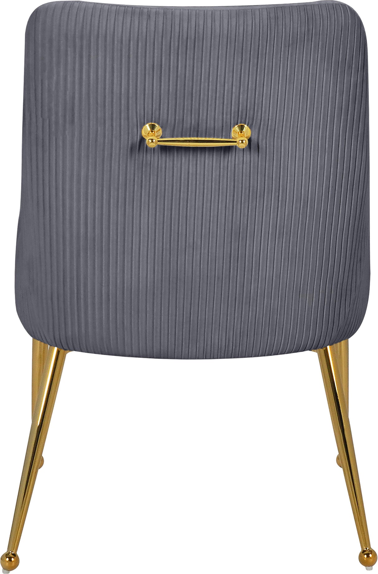 Ace Grey Velvet Dining Chair - galleria furniture outlet