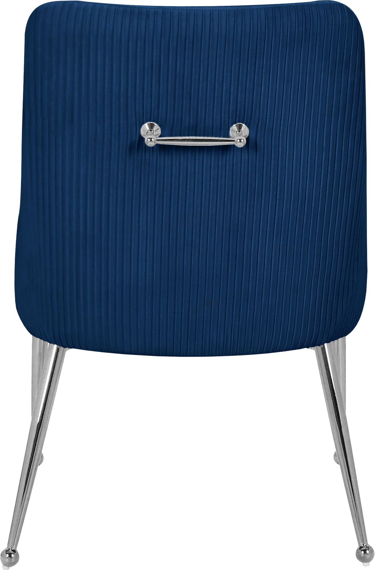 Ace Navy Velvet Dining Chair - galleria furniture outlet