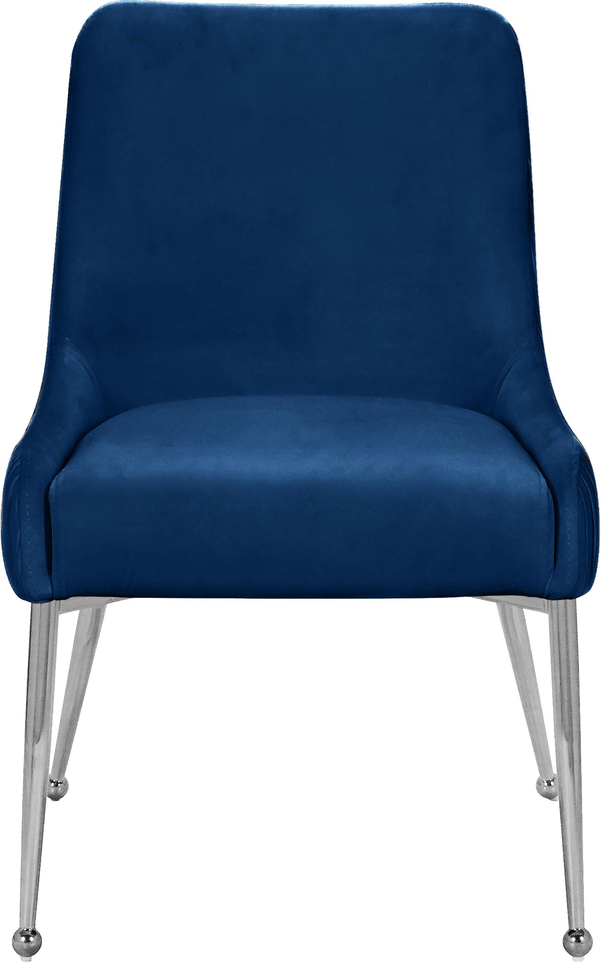 Ace Navy Velvet Dining Chair - galleria furniture outlet