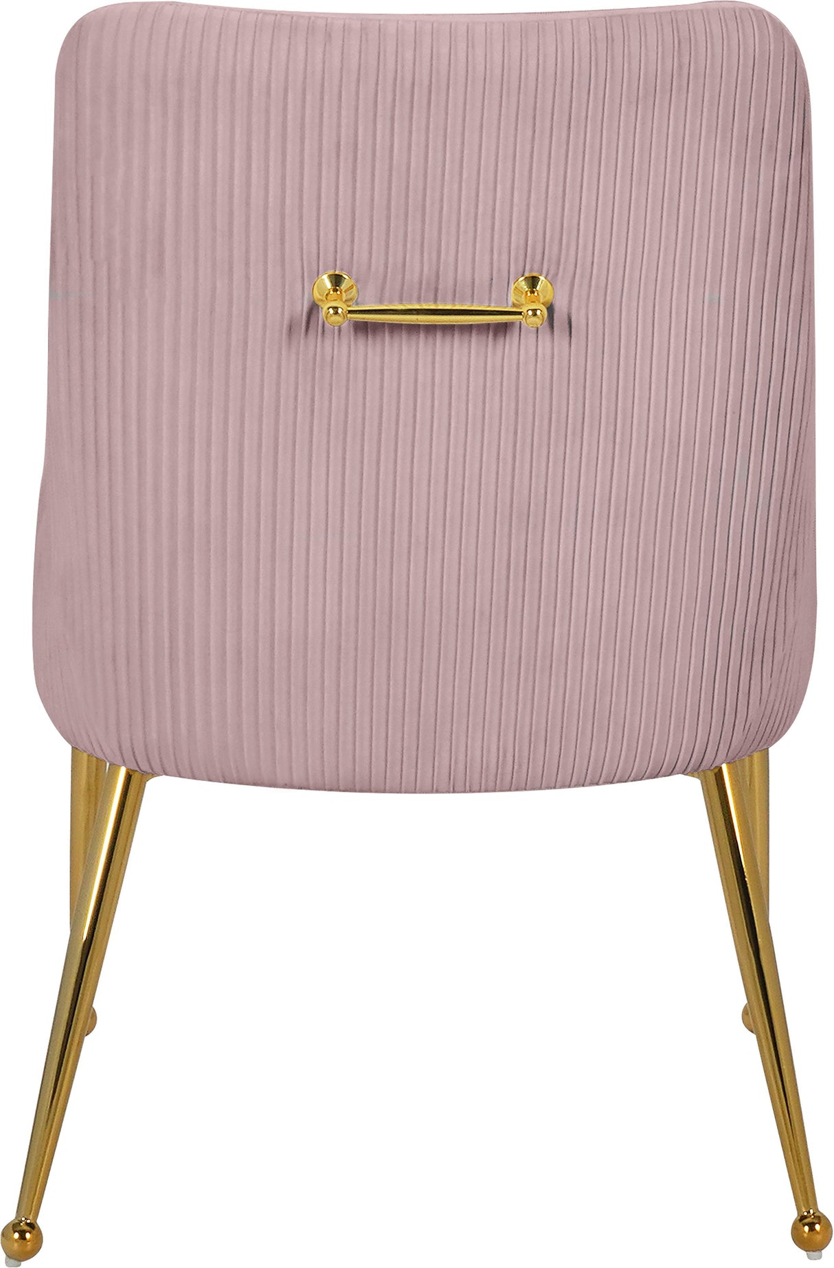 Ace Pink Velvet Dining Chair - galleria furniture outlet