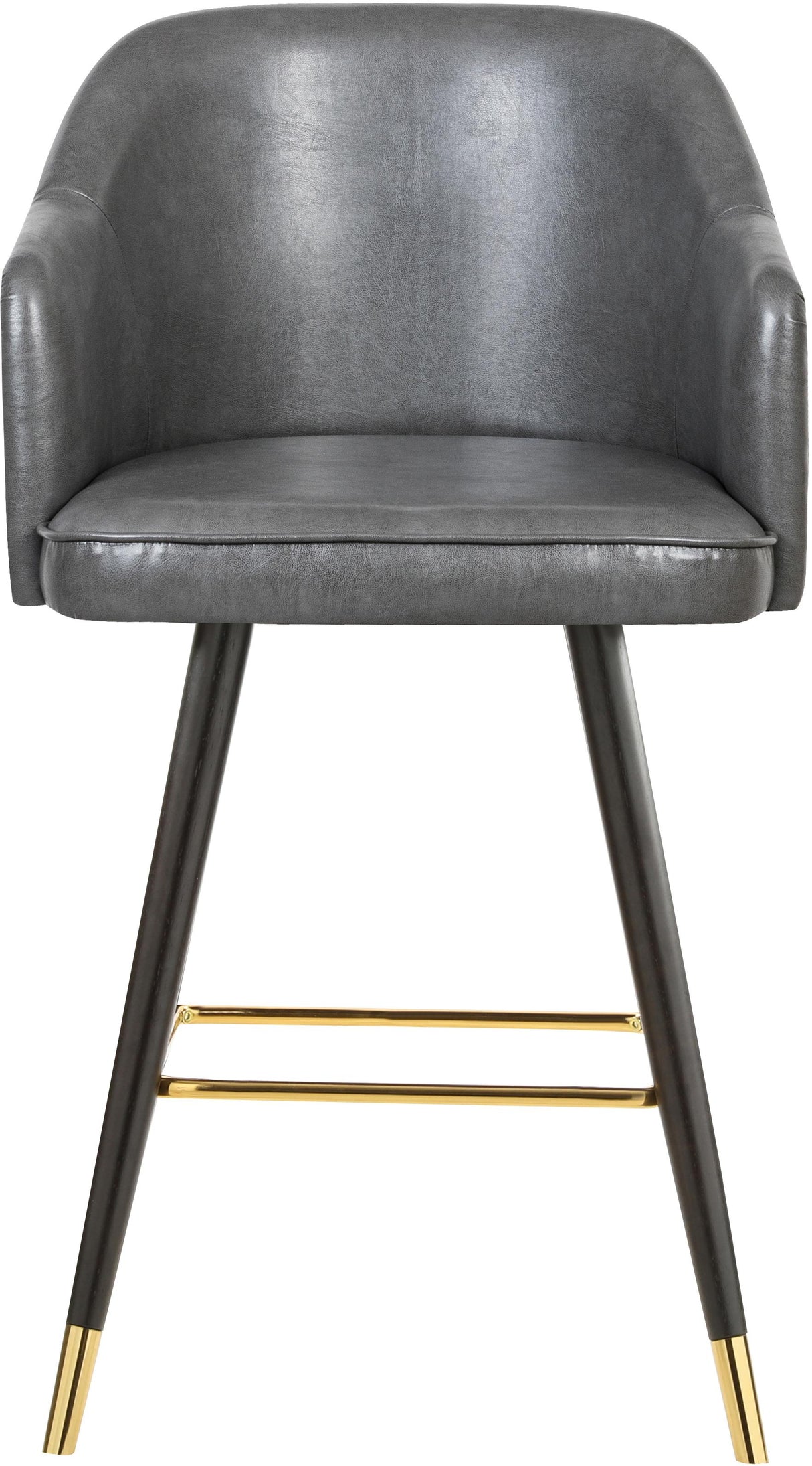 Barbosa Grey Faux Leather Counter/Bar Stool - galleria furniture outlet