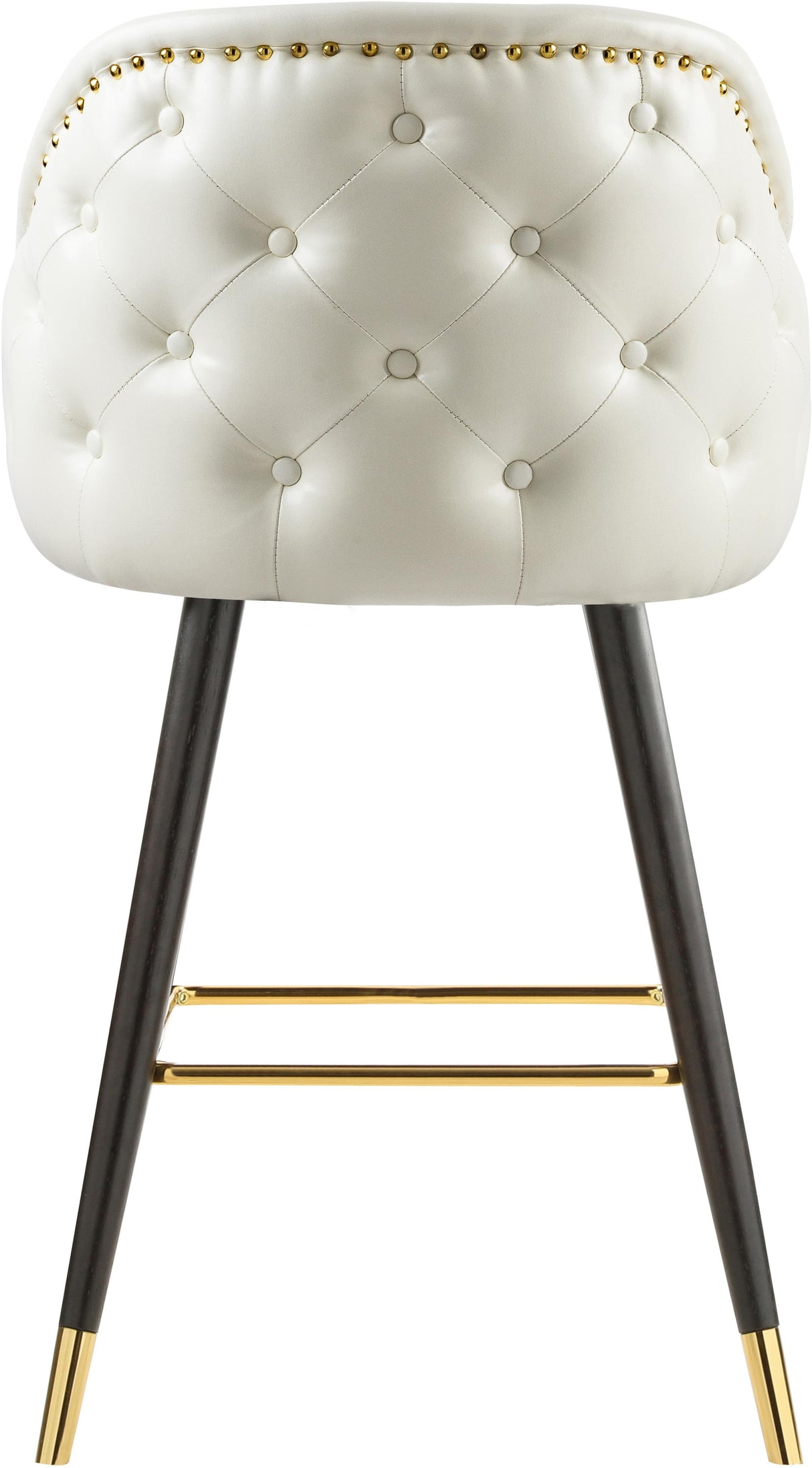 Barbosa White Faux Leather Counter/Bar Stool - galleria furniture outlet