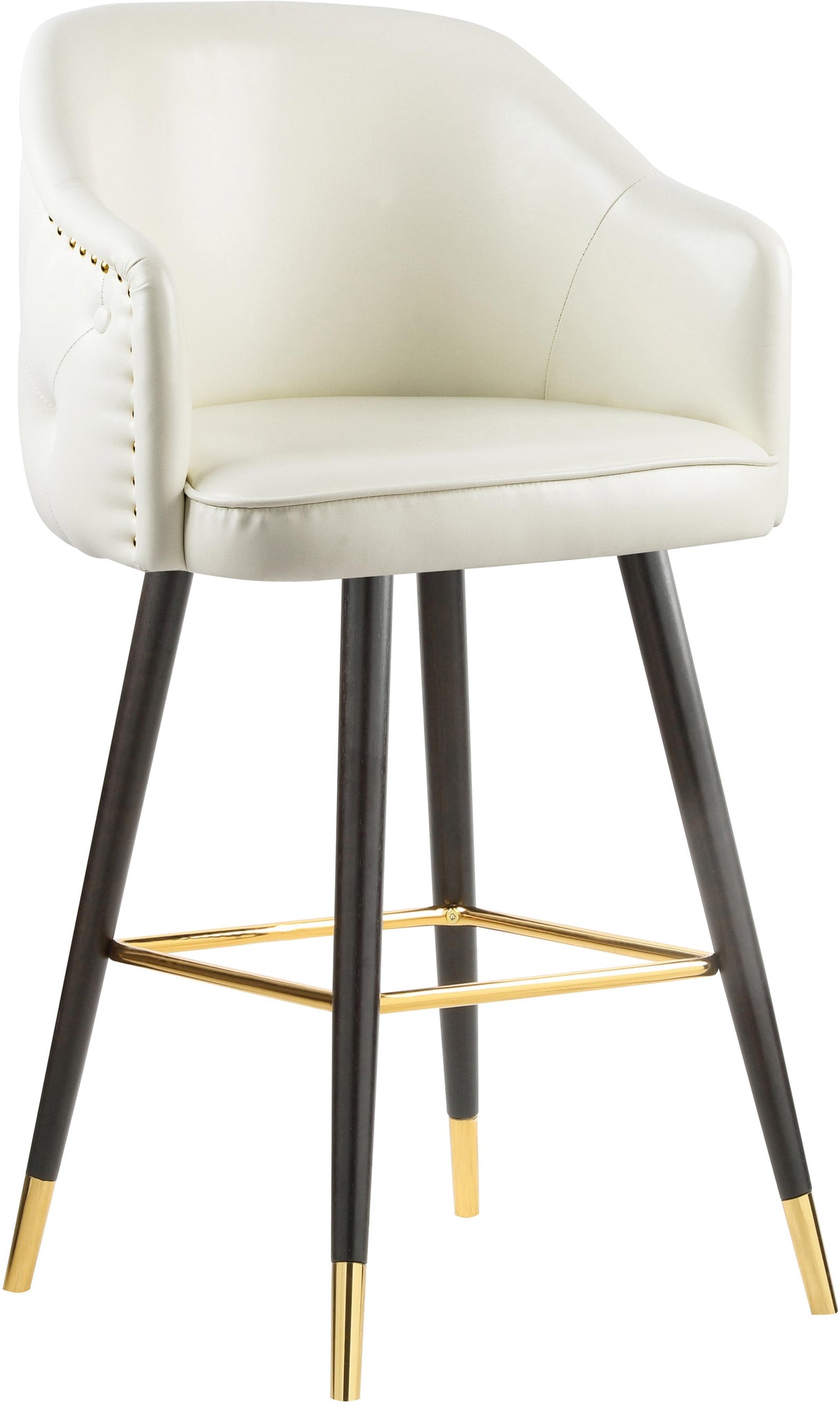 Barbosa White Faux Leather Counter/Bar Stool - galleria furniture outlet