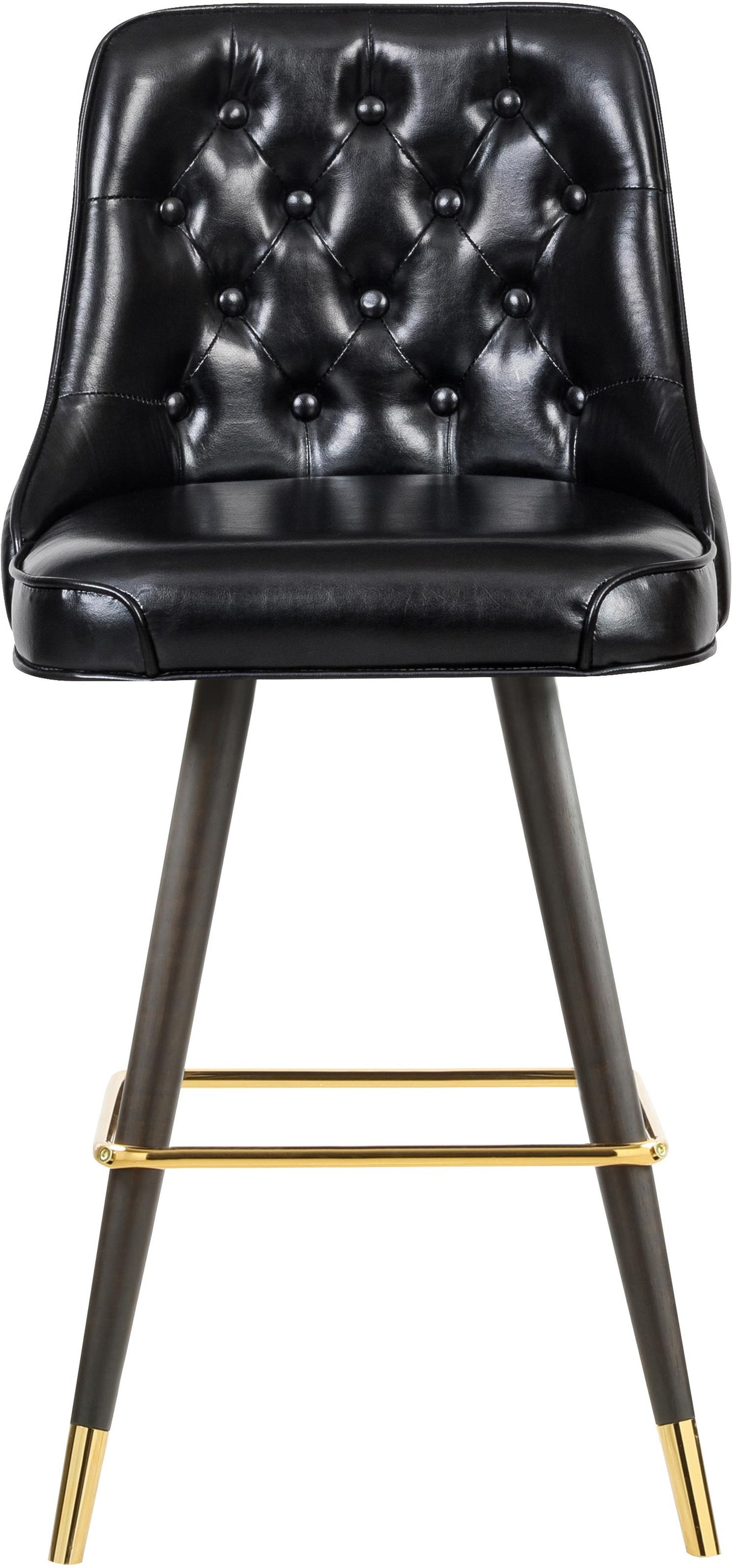 Portnoy Black Faux Leather Counter/Bar Stool - galleria furniture outlet