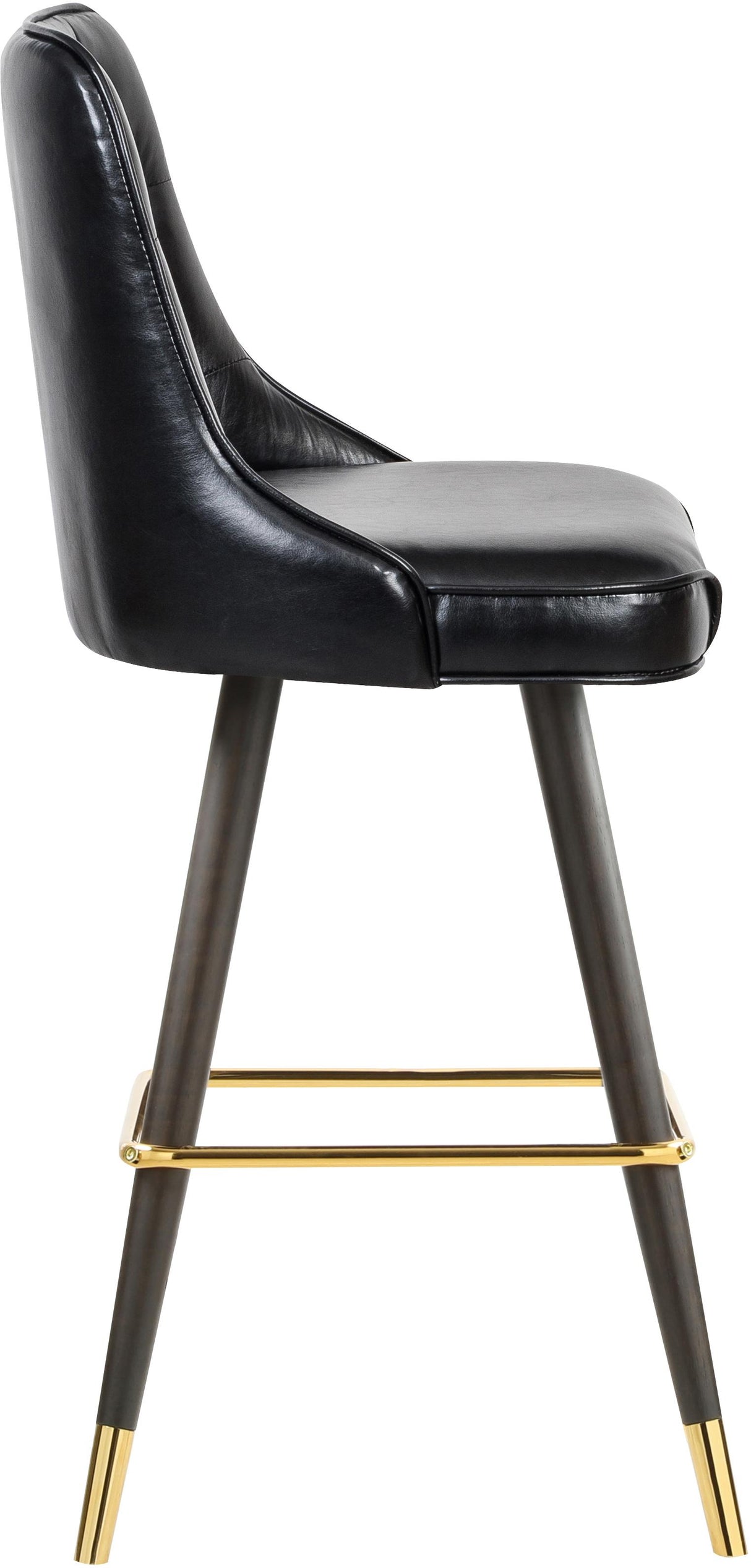 Portnoy Black Faux Leather Counter/Bar Stool - galleria furniture outlet