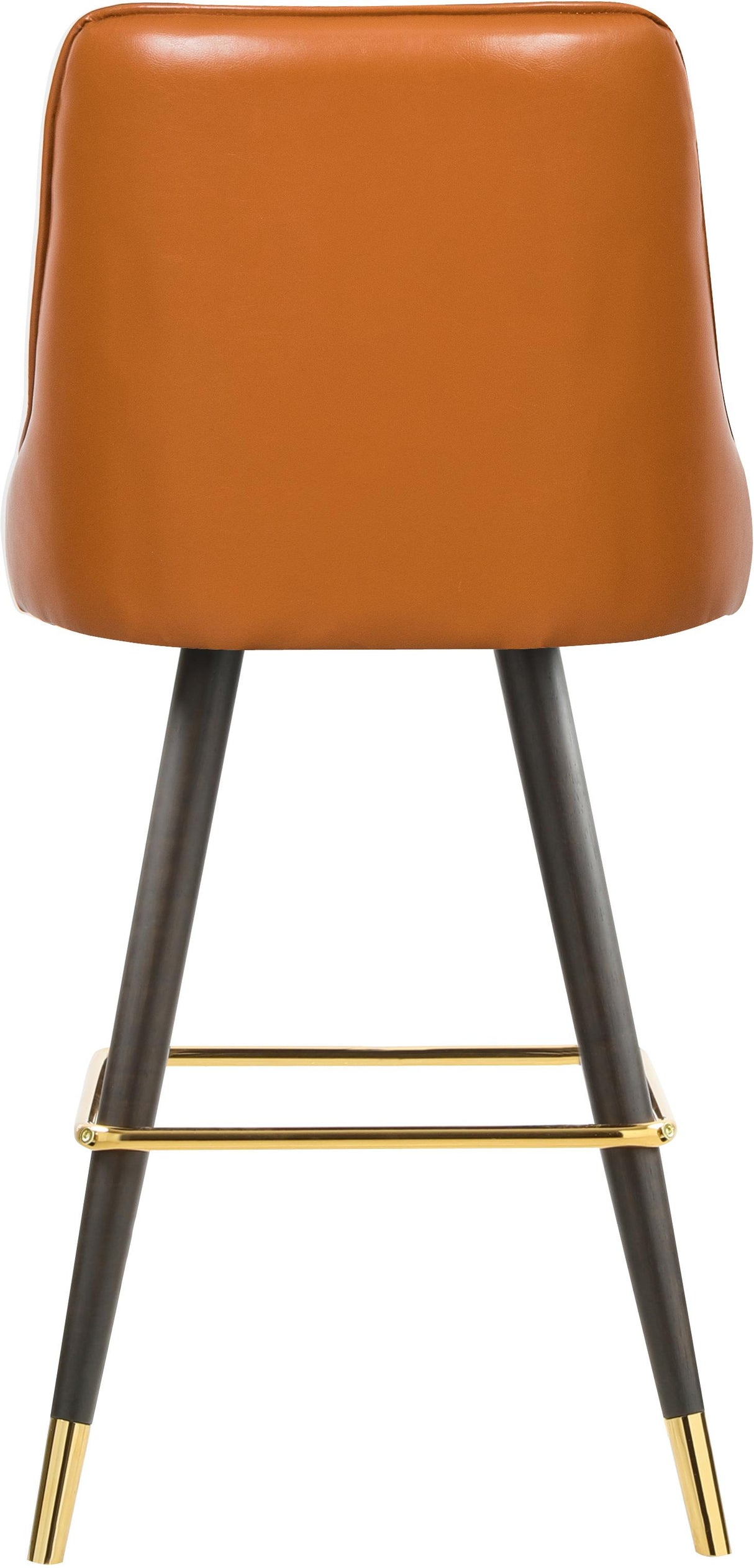 Portnoy Cognac Faux Leather Counter/Bar Stool - galleria furniture outlet