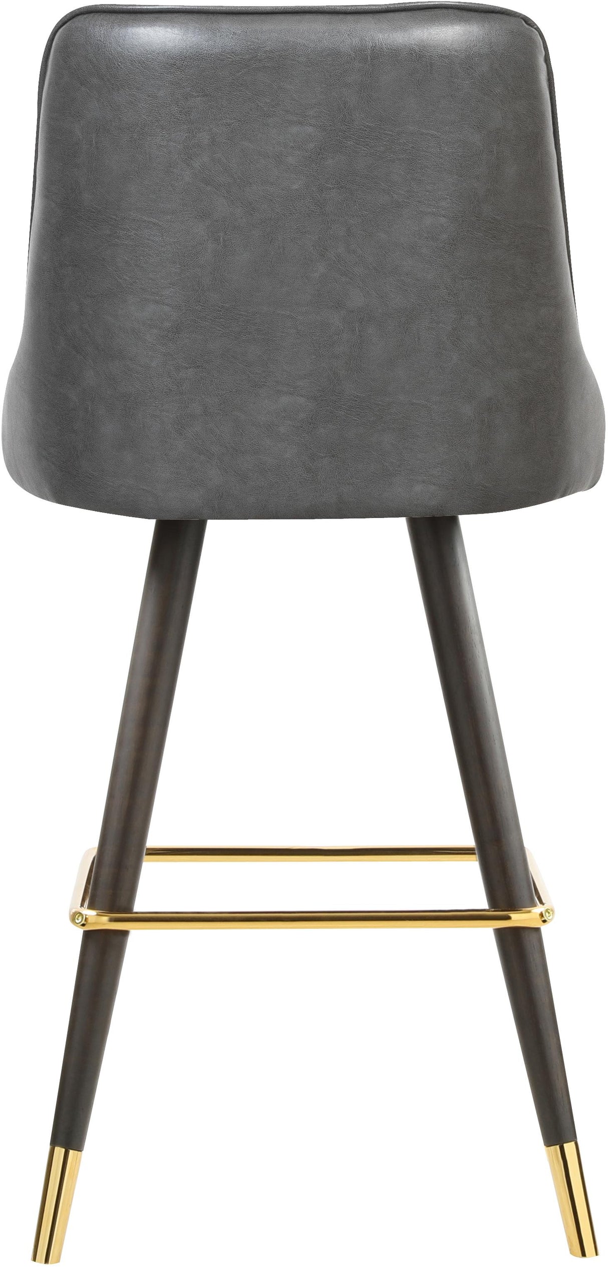 Portnoy Grey Faux Leather Counter/Bar Stool - galleria furniture outlet