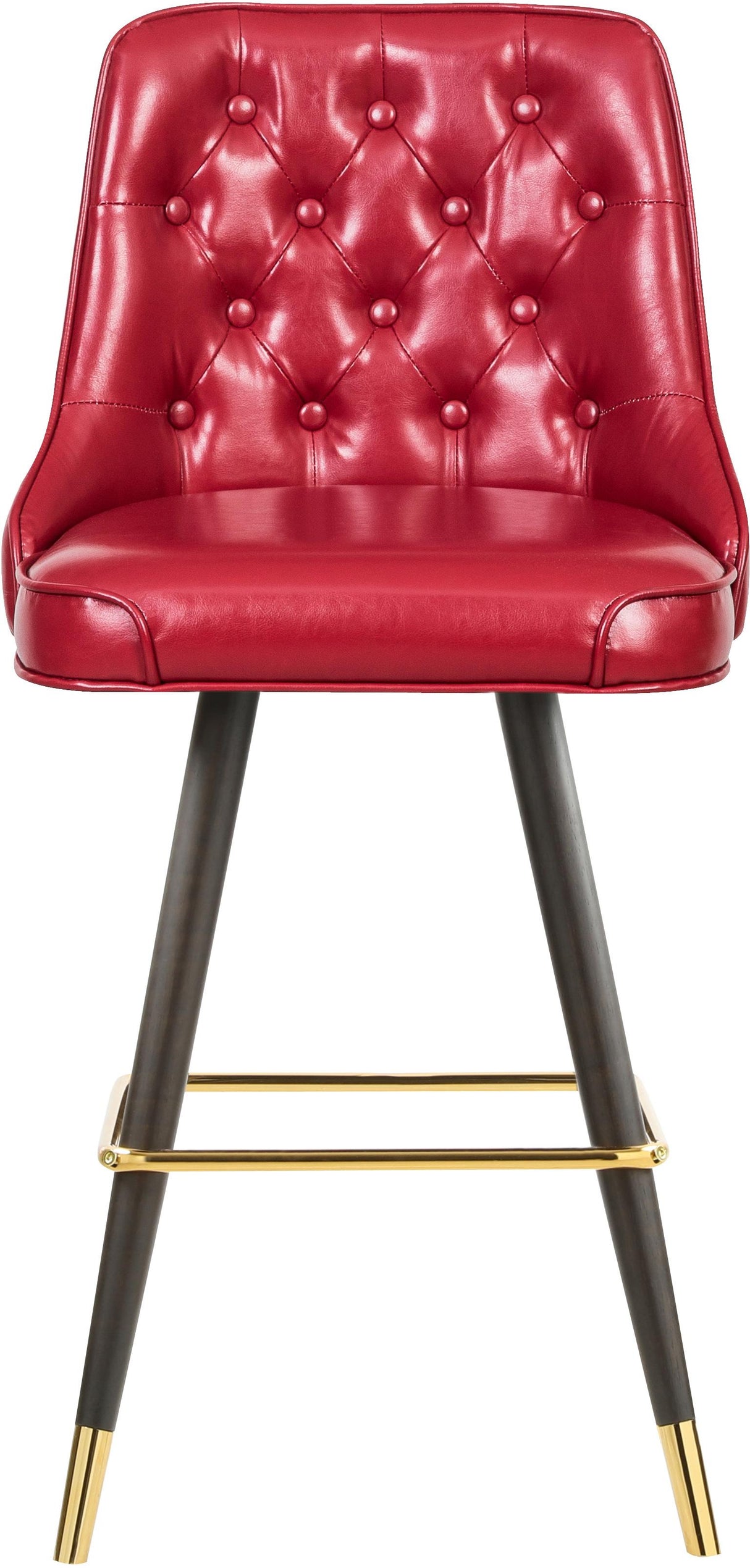 Portnoy Red Faux Leather Counter/Bar Stool - galleria furniture outlet