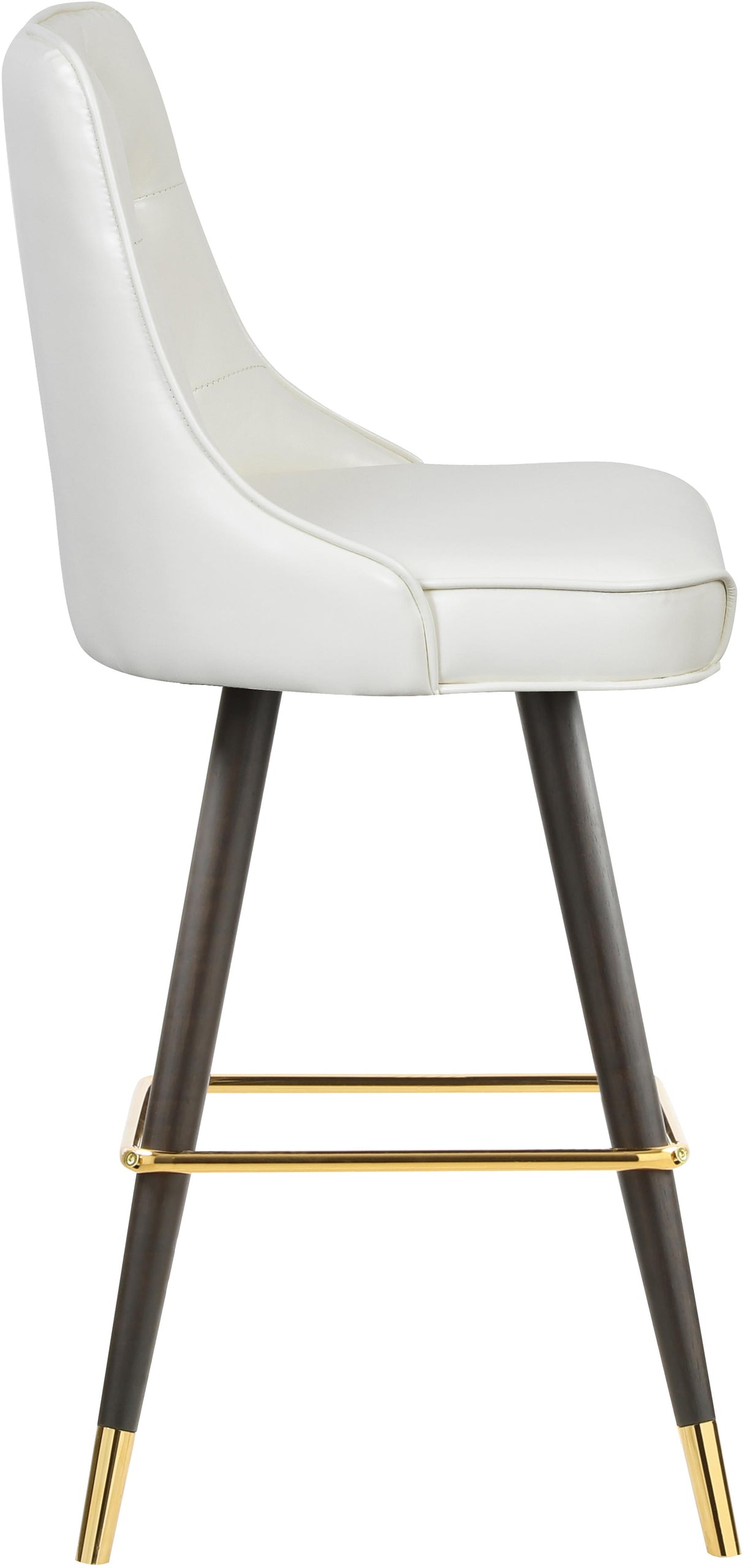 Portnoy White Faux Leather Counter/Bar Stool - galleria furniture outlet
