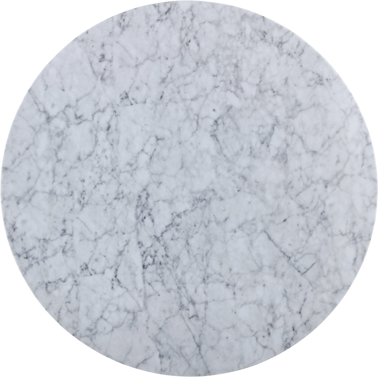 Omni White Faux Marble Dining Table