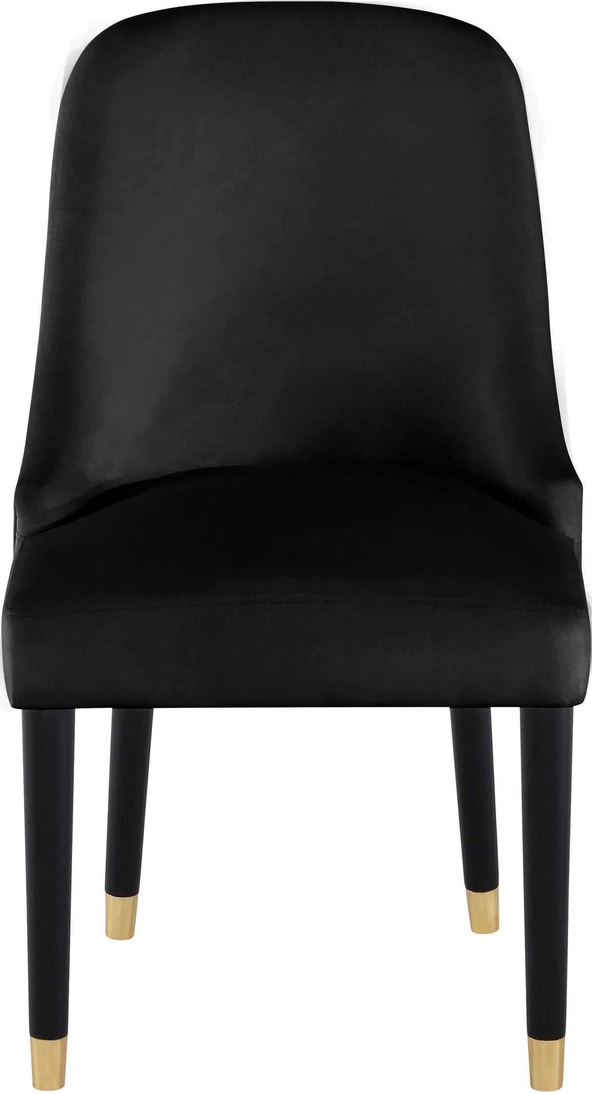Omni Black Velvet Dining Chair - galleria furniture outlet