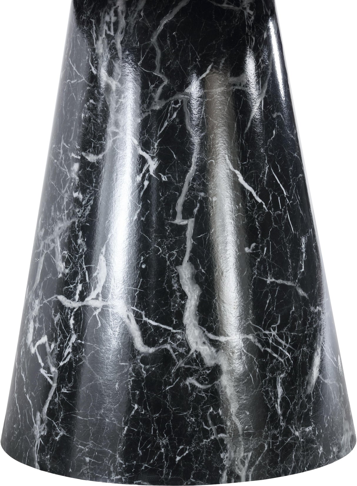 Omni Black Faux Marble Dining Table - galleria furniture outlet