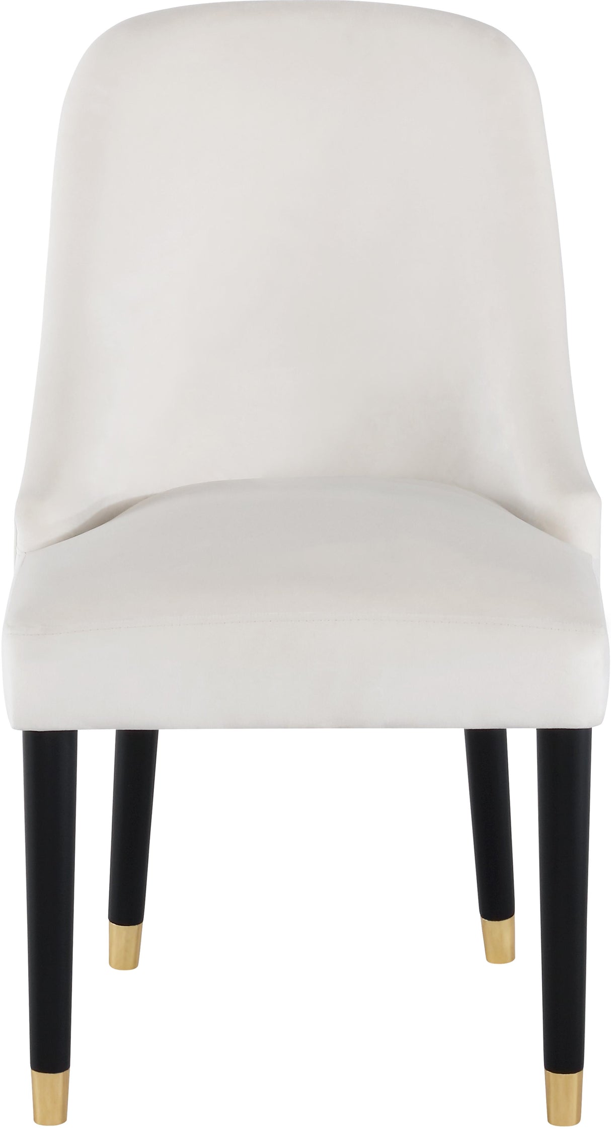 Omni Cream Velvet Dining Chair - galleria furniture outlet