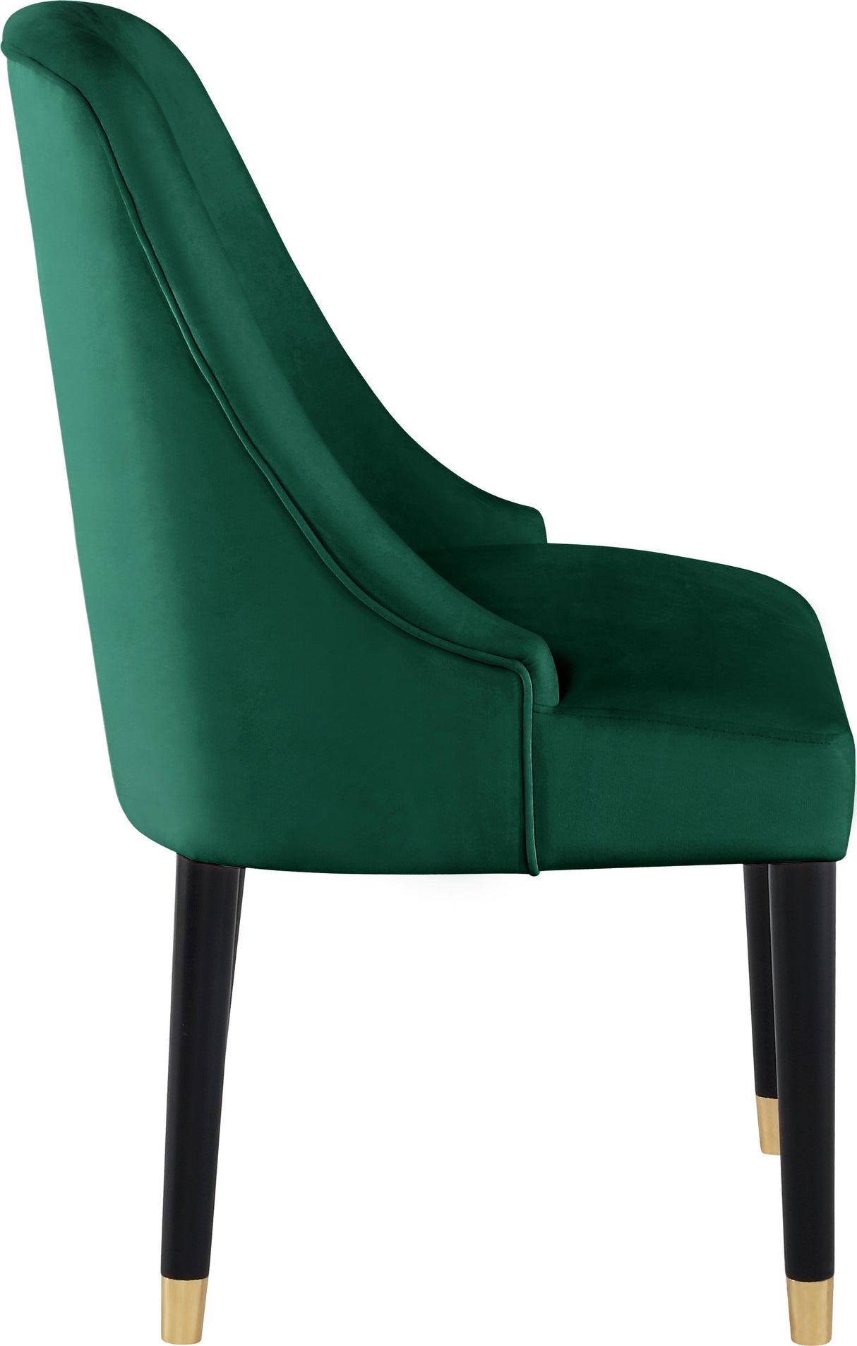 Omni Green Velvet Dining Chair - galleria furniture outlet