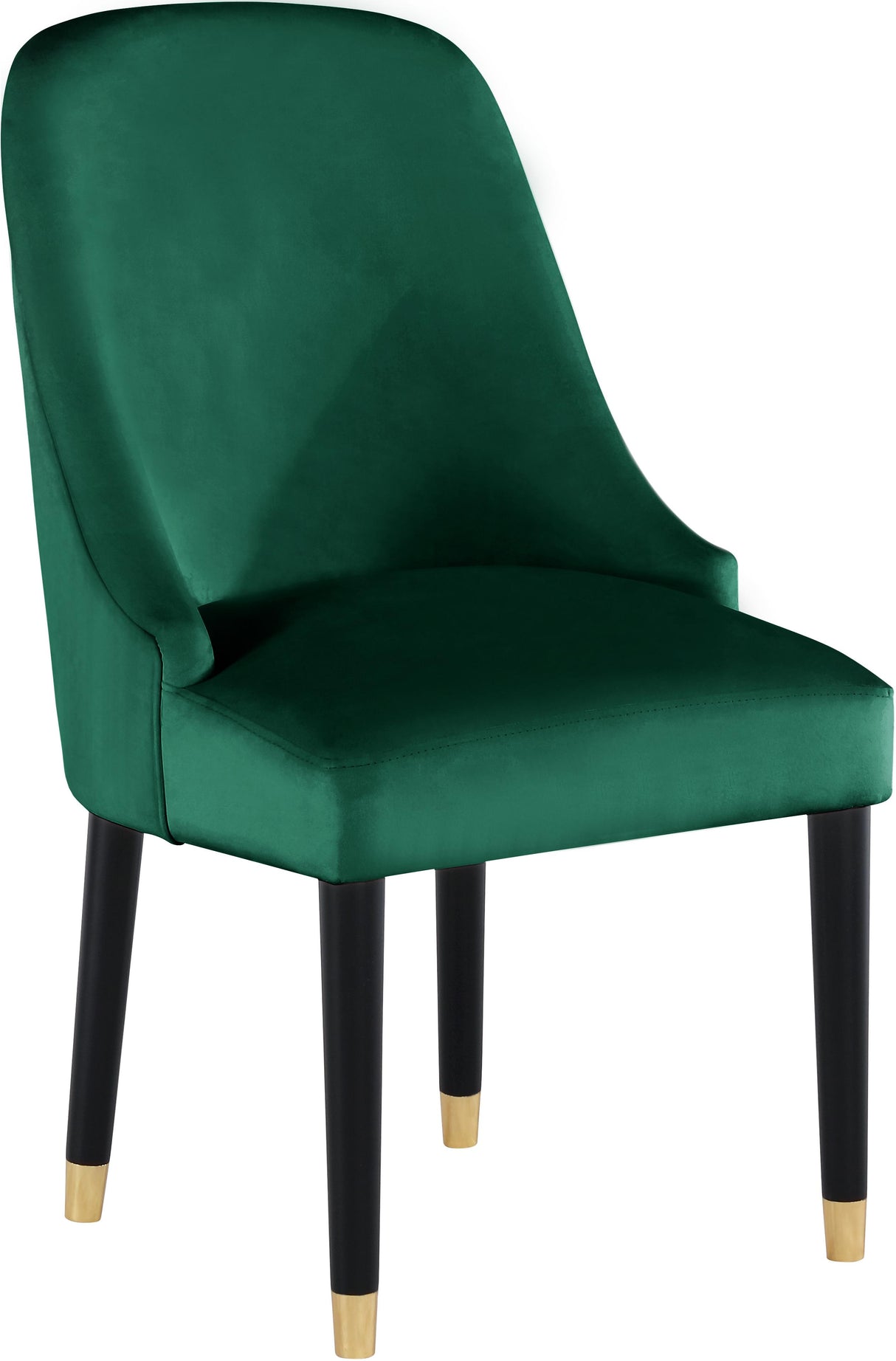 Omni Green Velvet Dining Chair - galleria furniture outlet
